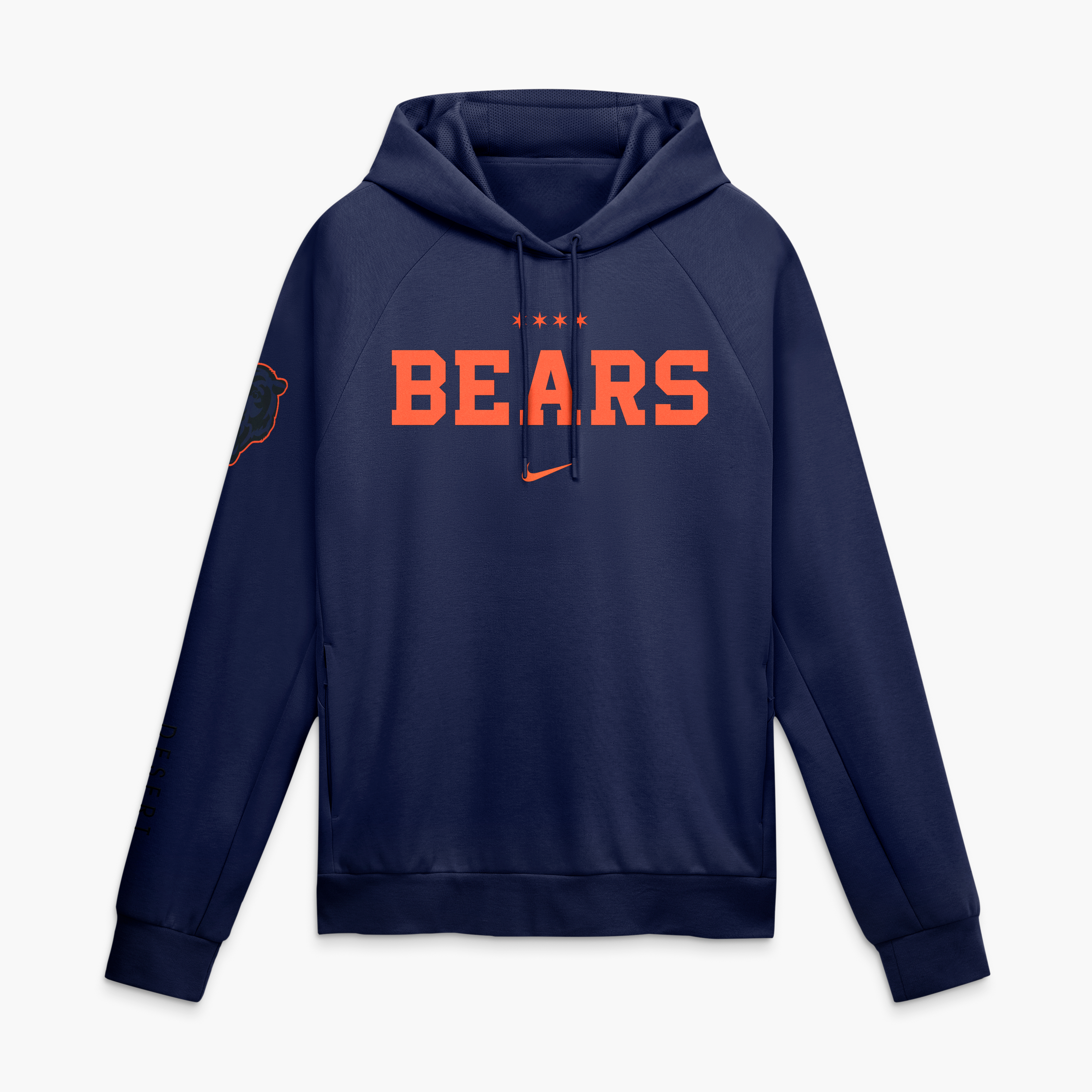 Men's Nike  Navy Chicago Bears 2026 Rivalries Collection Dri-FIT Pullover Hoodie