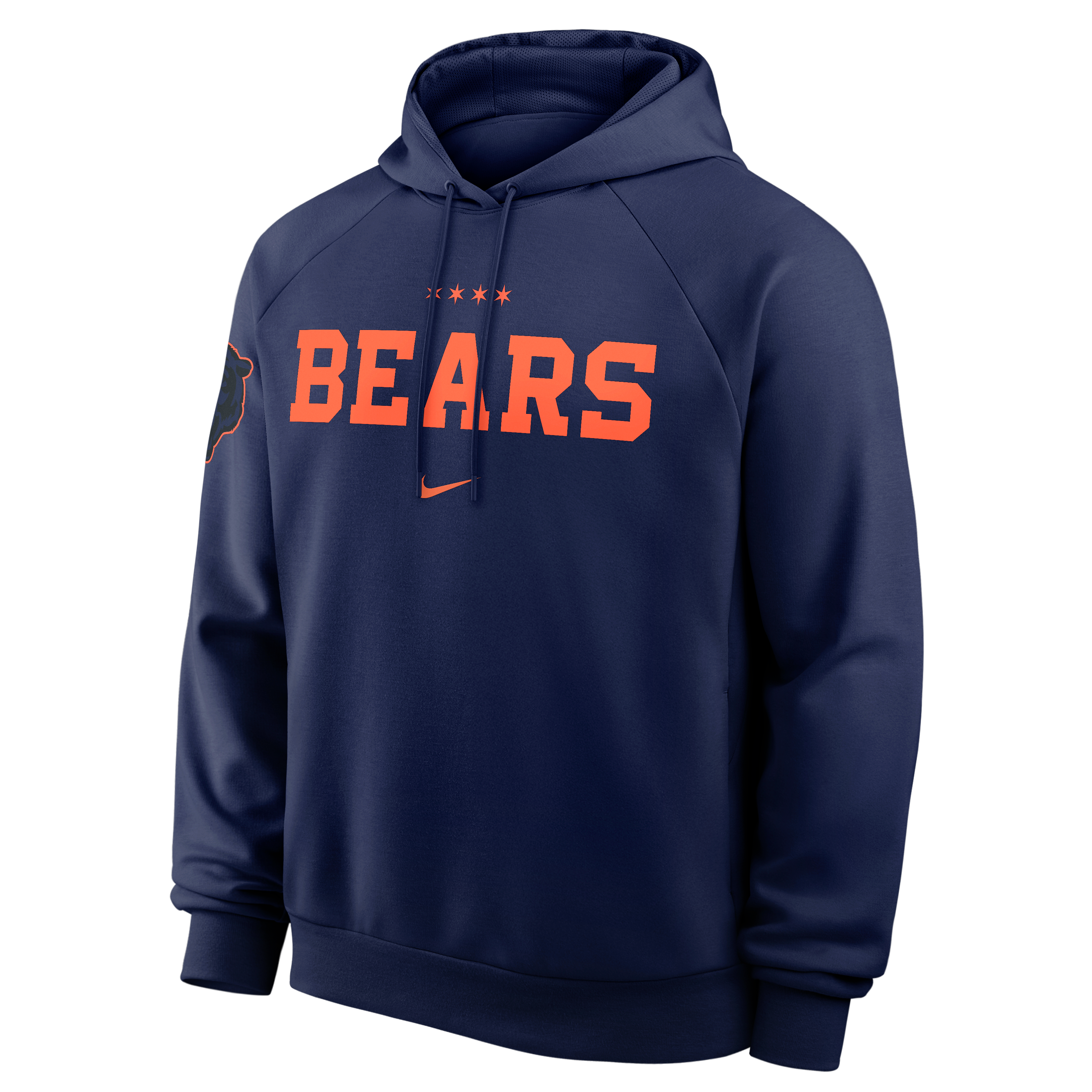 Men's Nike  Navy Chicago Bears 2026 Rivalries Collection Dri-FIT Pullover Hoodie