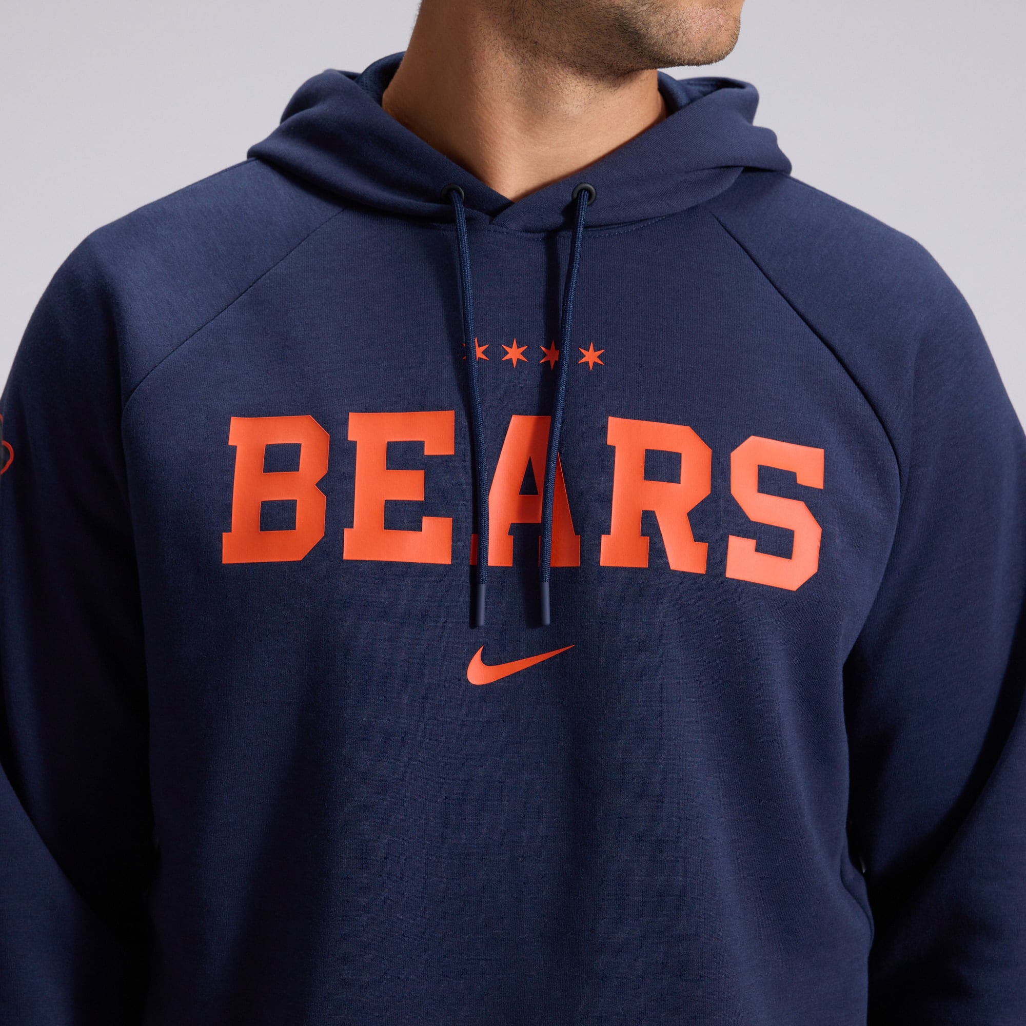 Men's Nike Navy Chicago Bears 2026 Rivalries Collection Dri-FIT Pullover Hoodie
