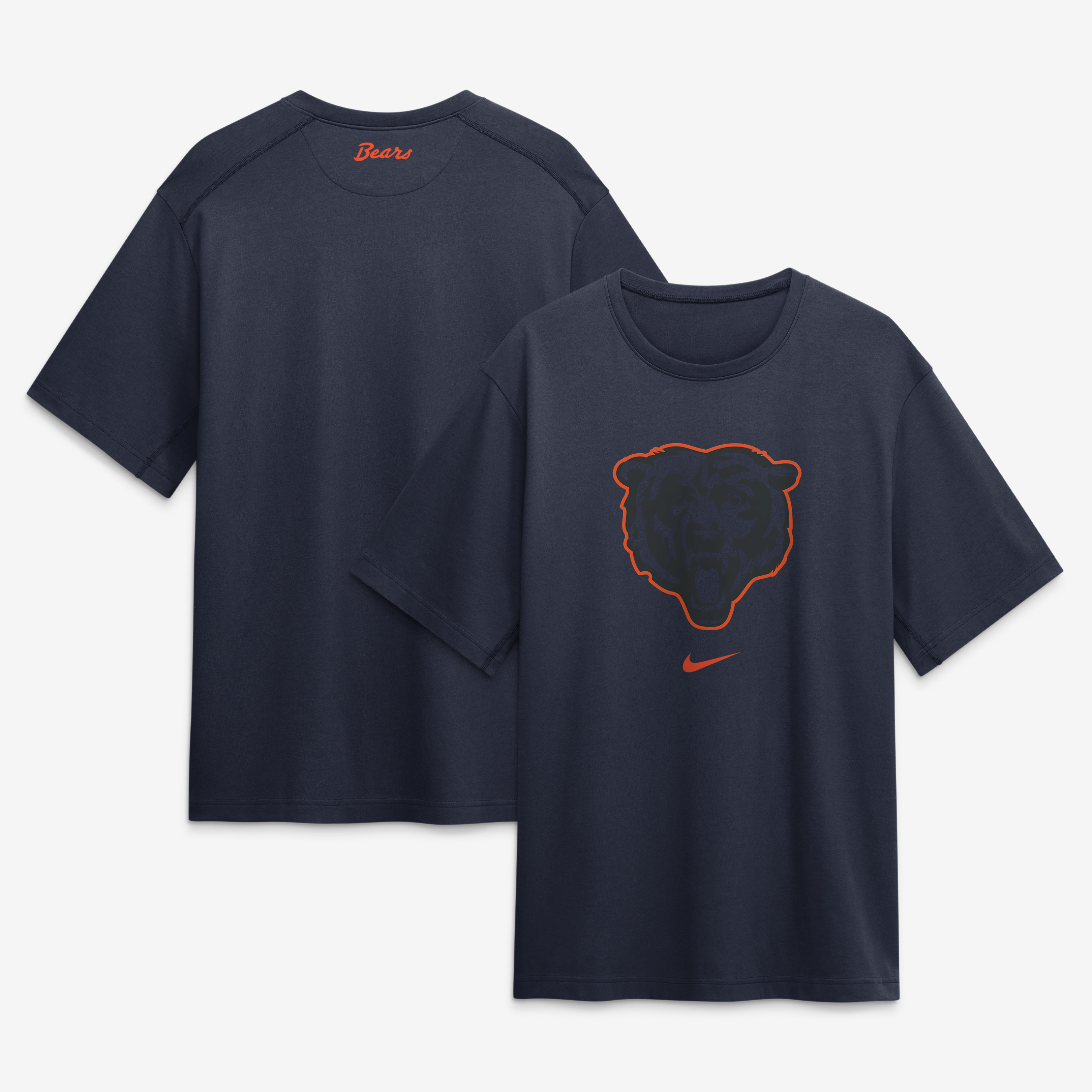 Men's Nike Navy Chicago Bears 2026 Rivalries Collection Dri-FIT T-Shirt