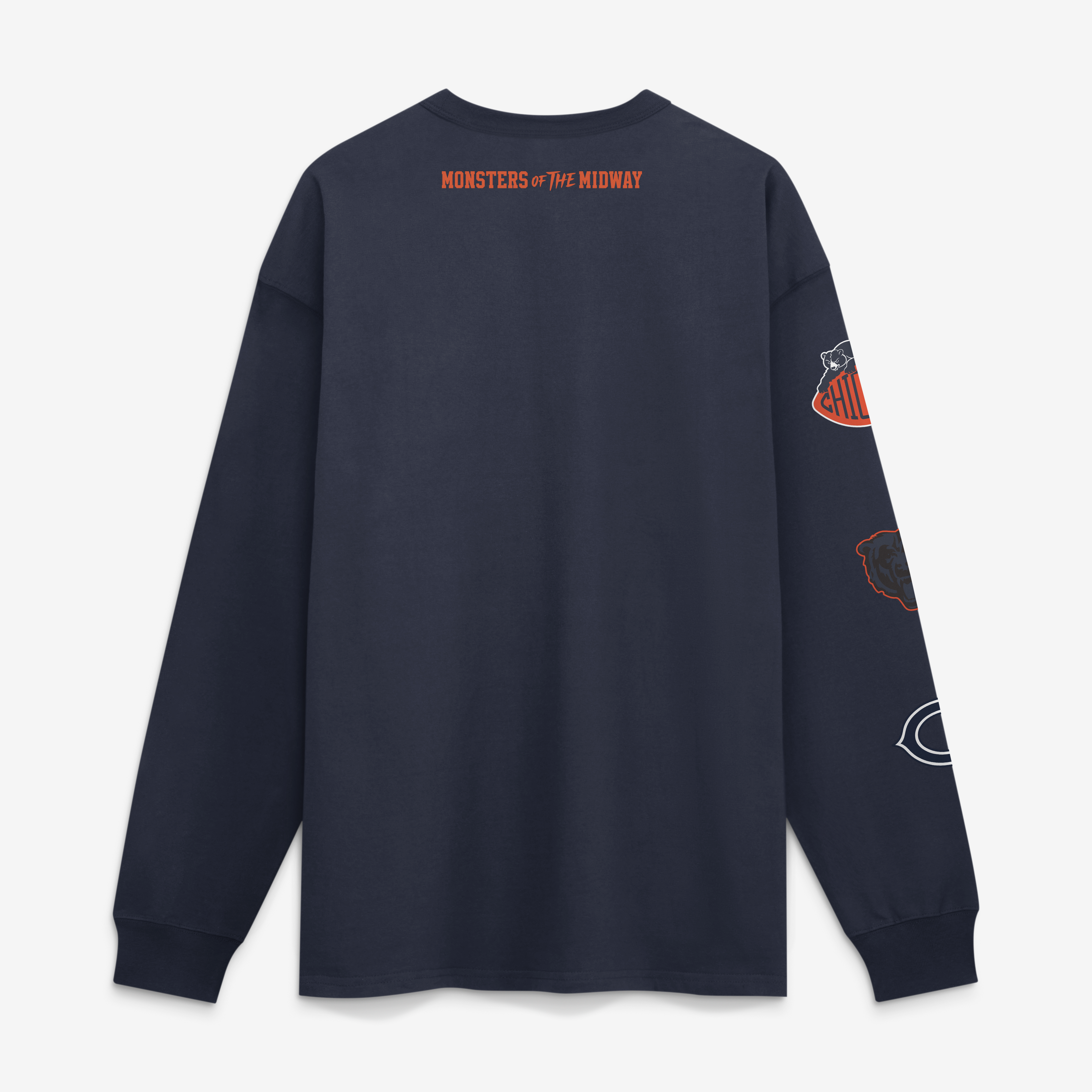 Men's Nike Navy Chicago Bears 2026 Rivalries Collection Max90 Long Sleeve T-Shirt