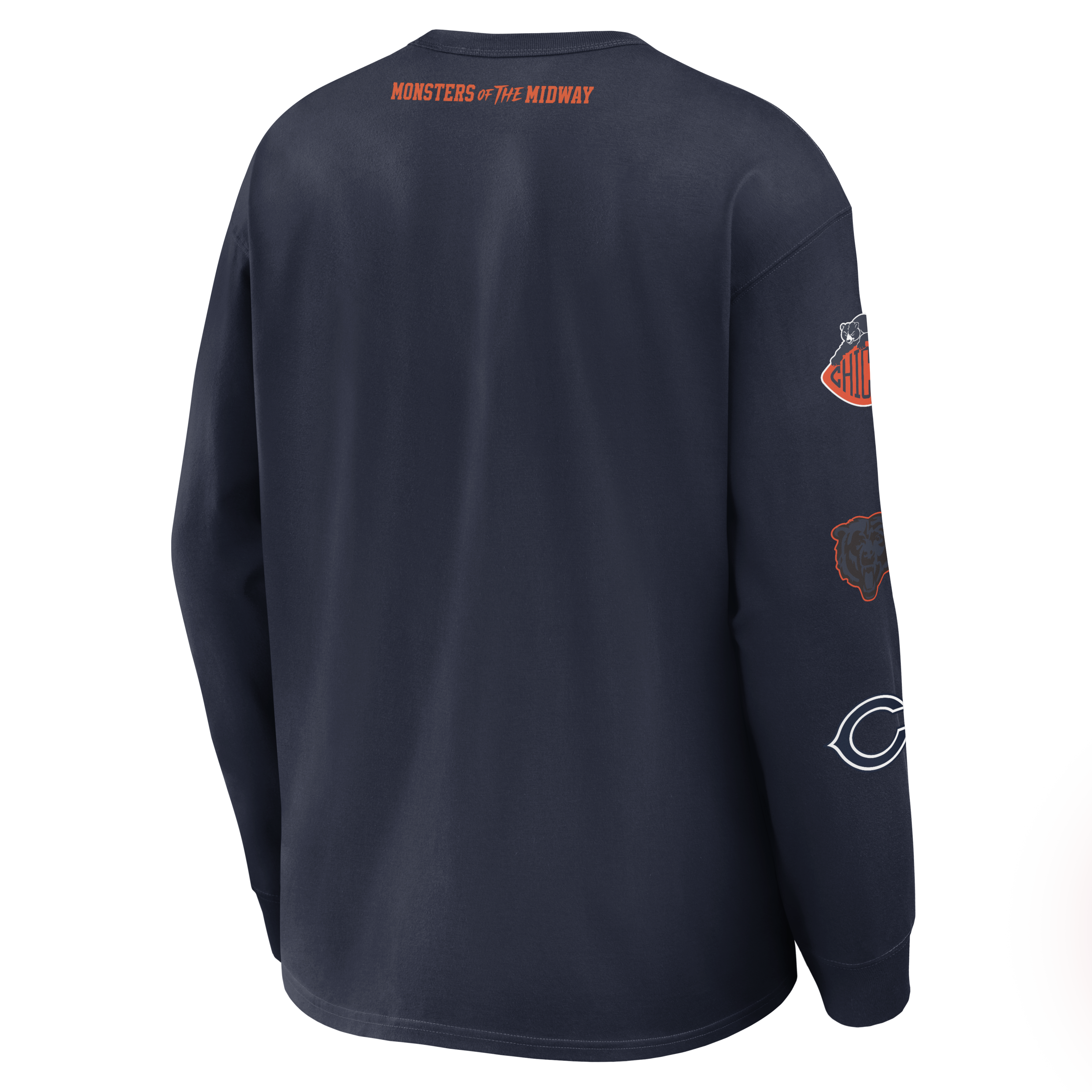 Men's Nike Navy Chicago Bears 2026 Rivalries Collection Max90 Long Sleeve T-Shirt