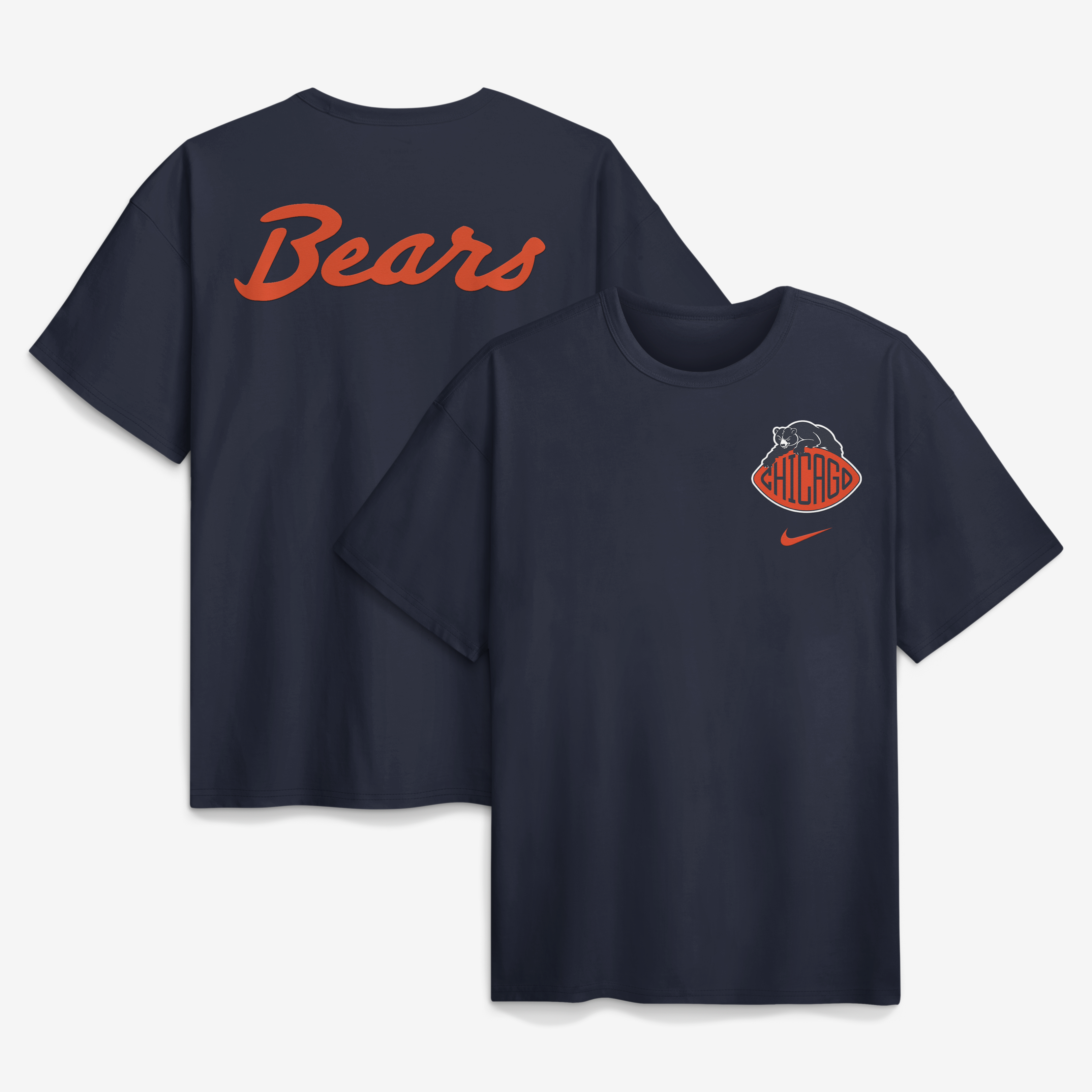 Men's Nike  Navy Chicago Bears 2026 Rivalries Collection Max90 T-Shirt