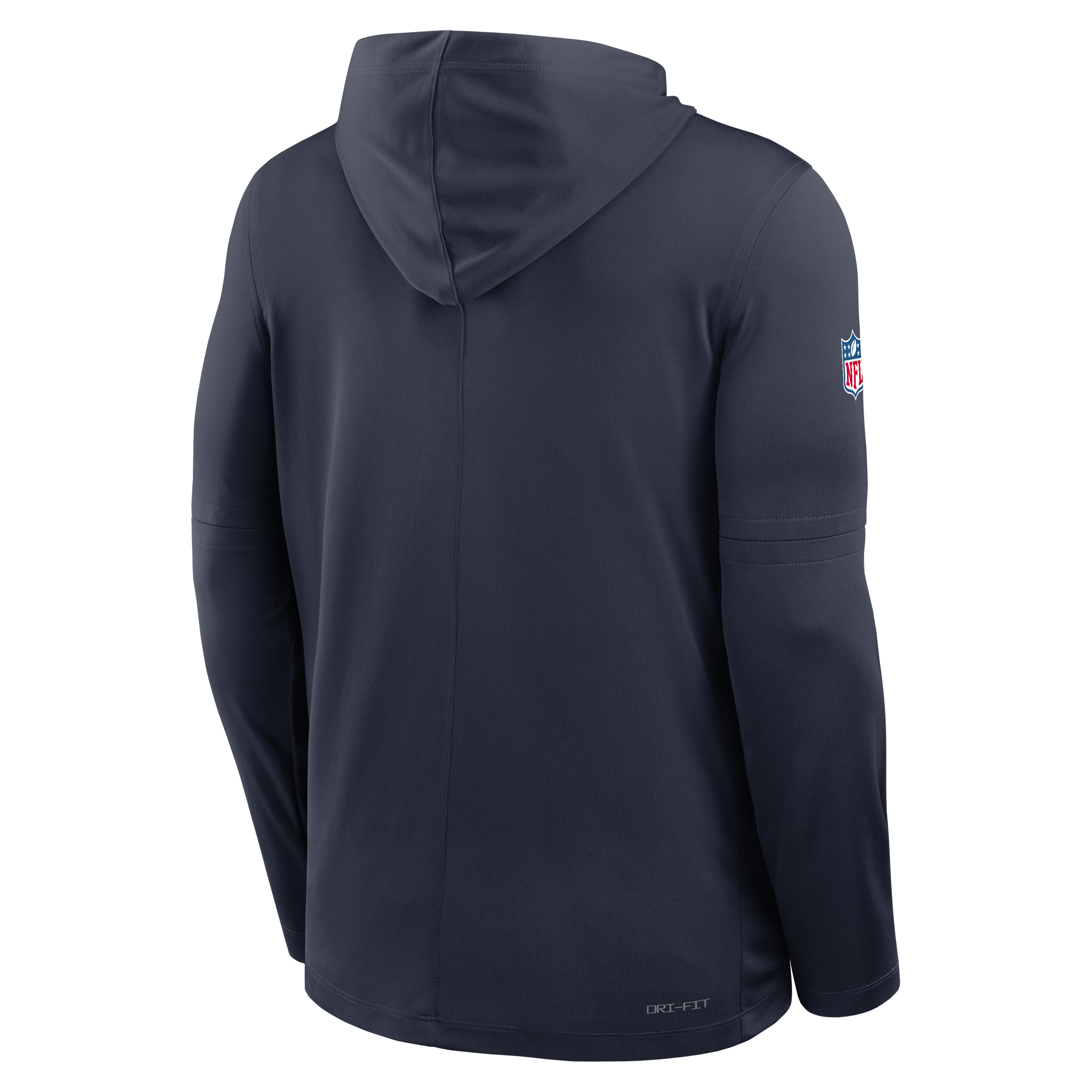 Men's Nike Navy Chicago Bears 2026 Rivalries Collection Sideline Lightweight Hooded Long Sleeve Top