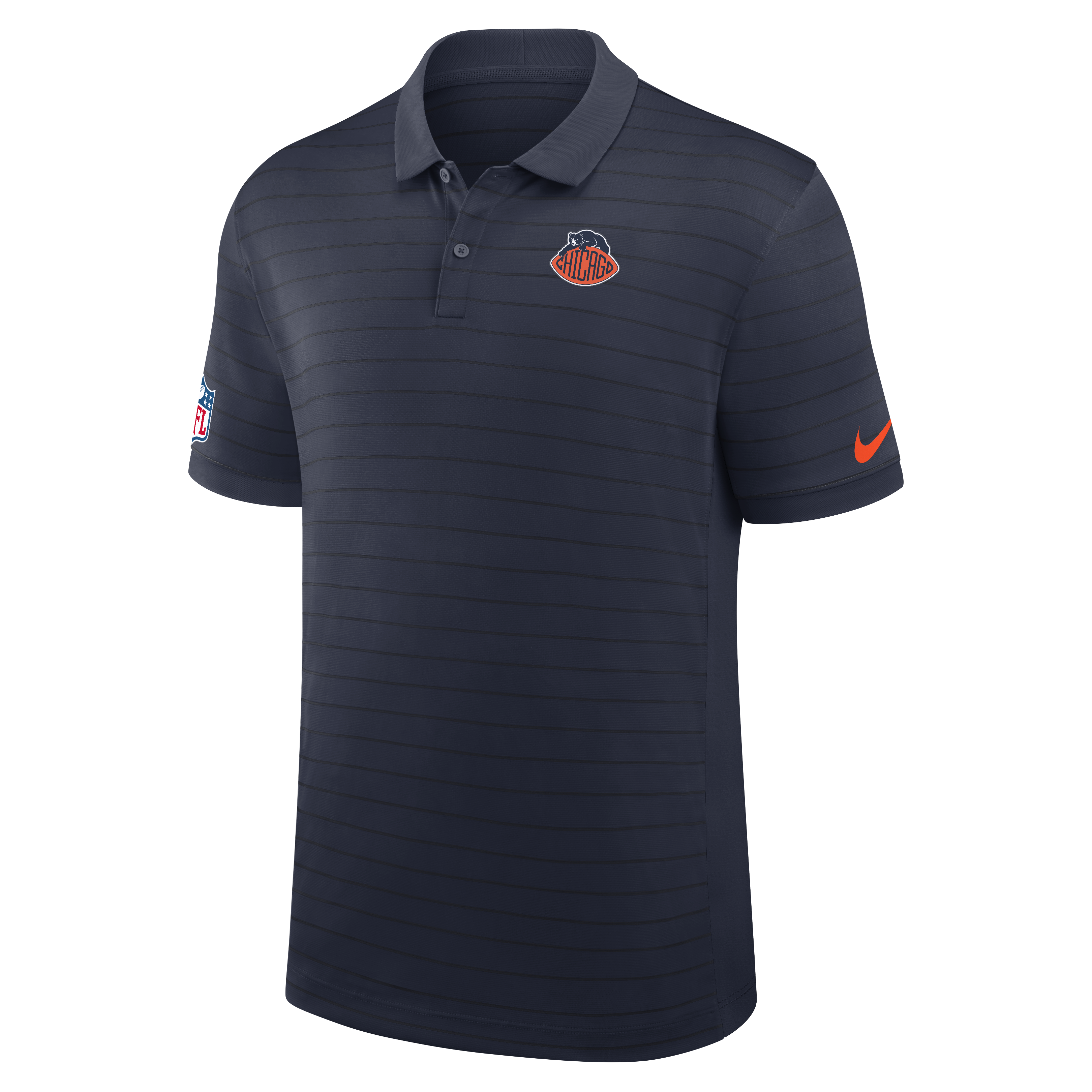 Men's Nike Navy Chicago Bears 2026 Rivalries Collection Sideline Victory Polo