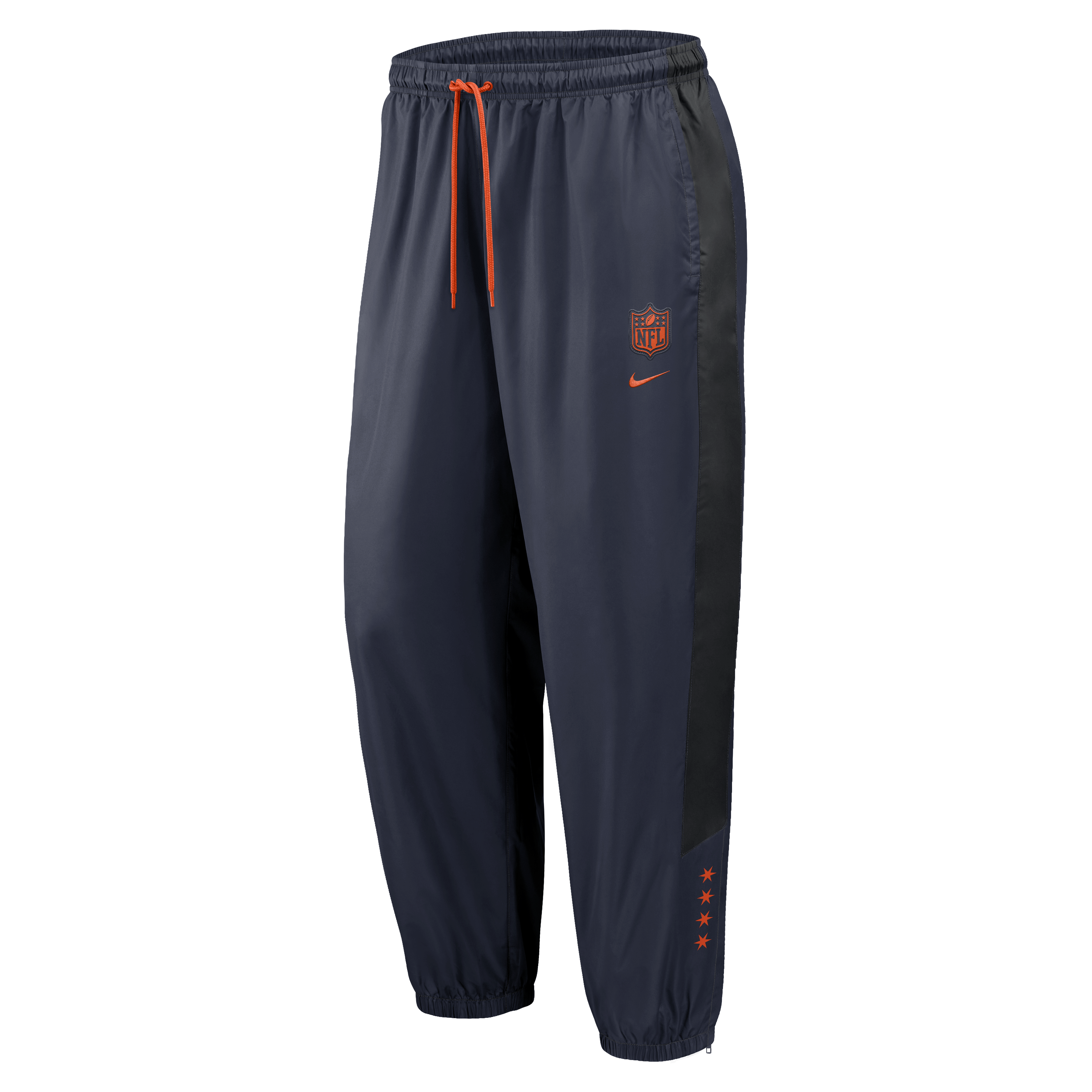 Pantalon coupe-vent Nike Windrunner bleu marine Chicago Bears Collection 2026 Rivalries pour homme