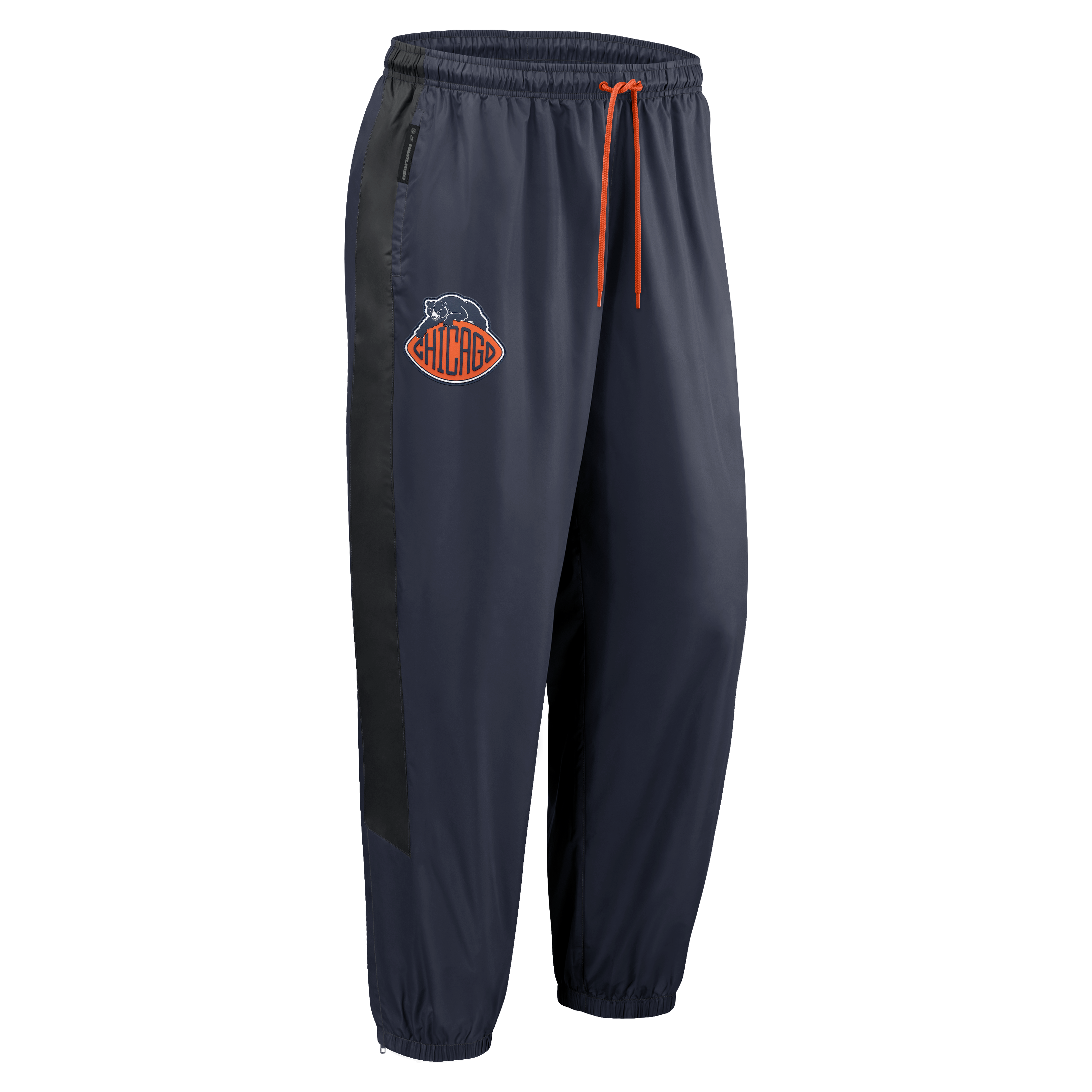 Pantalon coupe-vent Nike Windrunner bleu marine Chicago Bears Collection 2026 Rivalries pour homme
