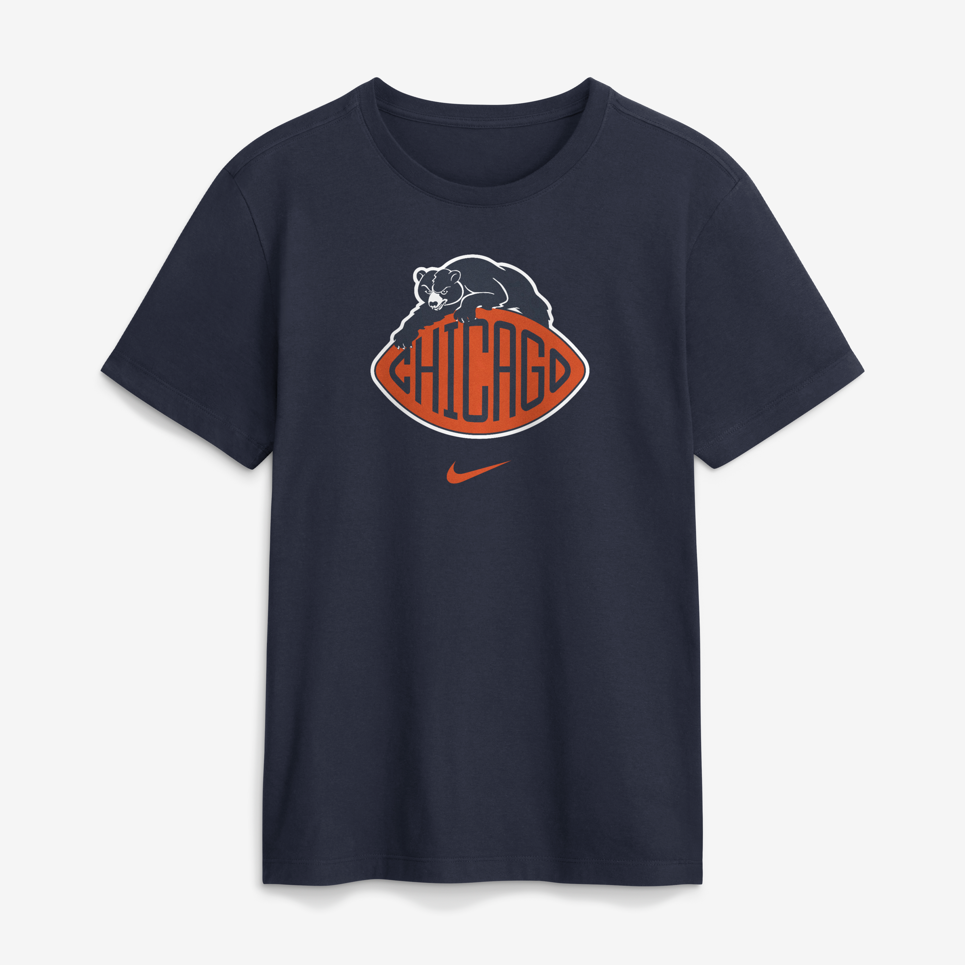 T-shirt homme Nike bleu marine Chicago Bears Rivalries Collection Play Clock