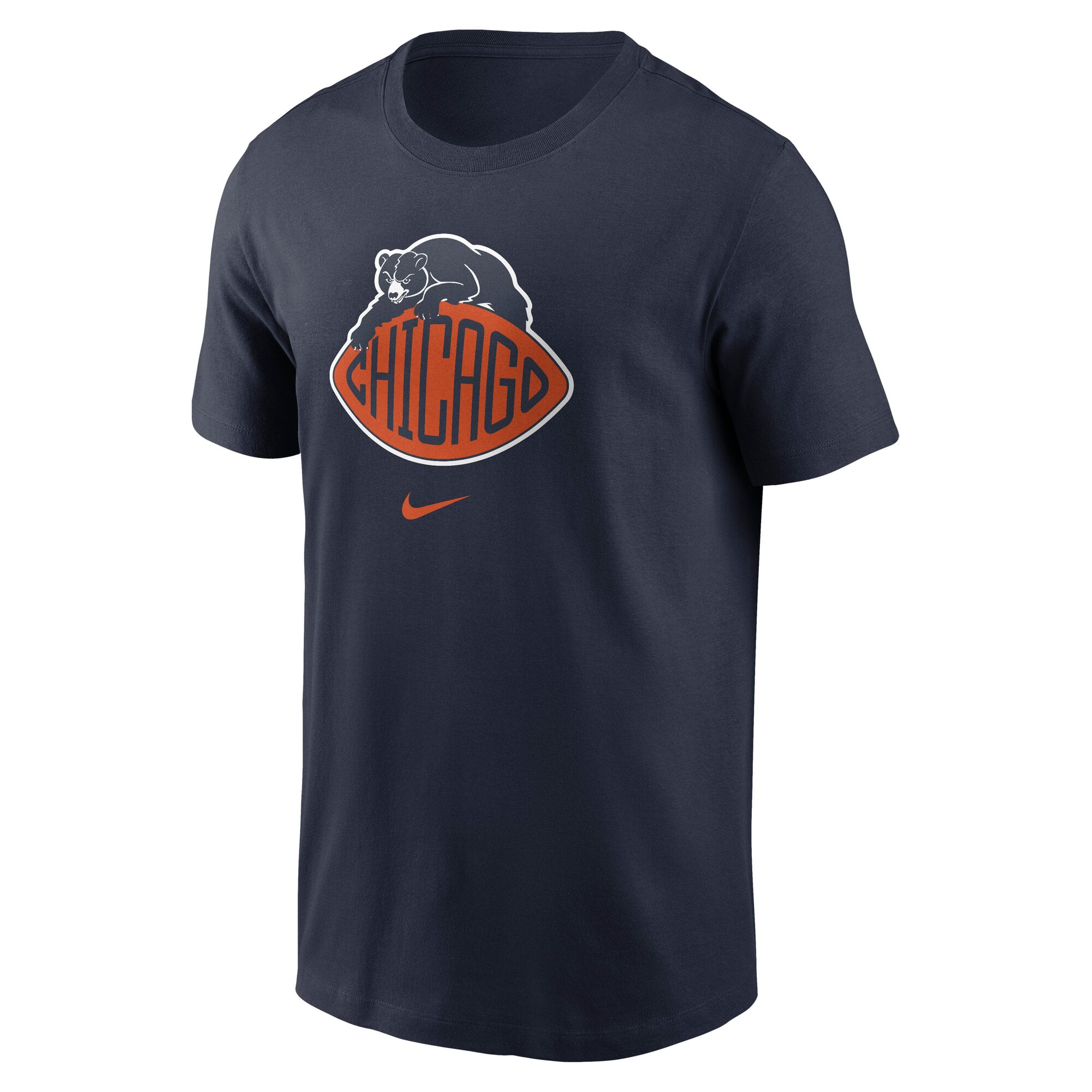 T-shirt homme Nike bleu marine Chicago Bears Rivalries Collection Play Clock