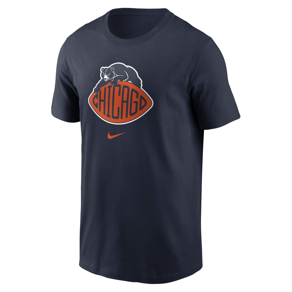 Chicago Bears Nike Rivalries Collection Play Clock T-Shirt - Navy