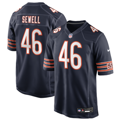 Nephi Sewell Chicago Bears Nike Team Game Jersey - Navy