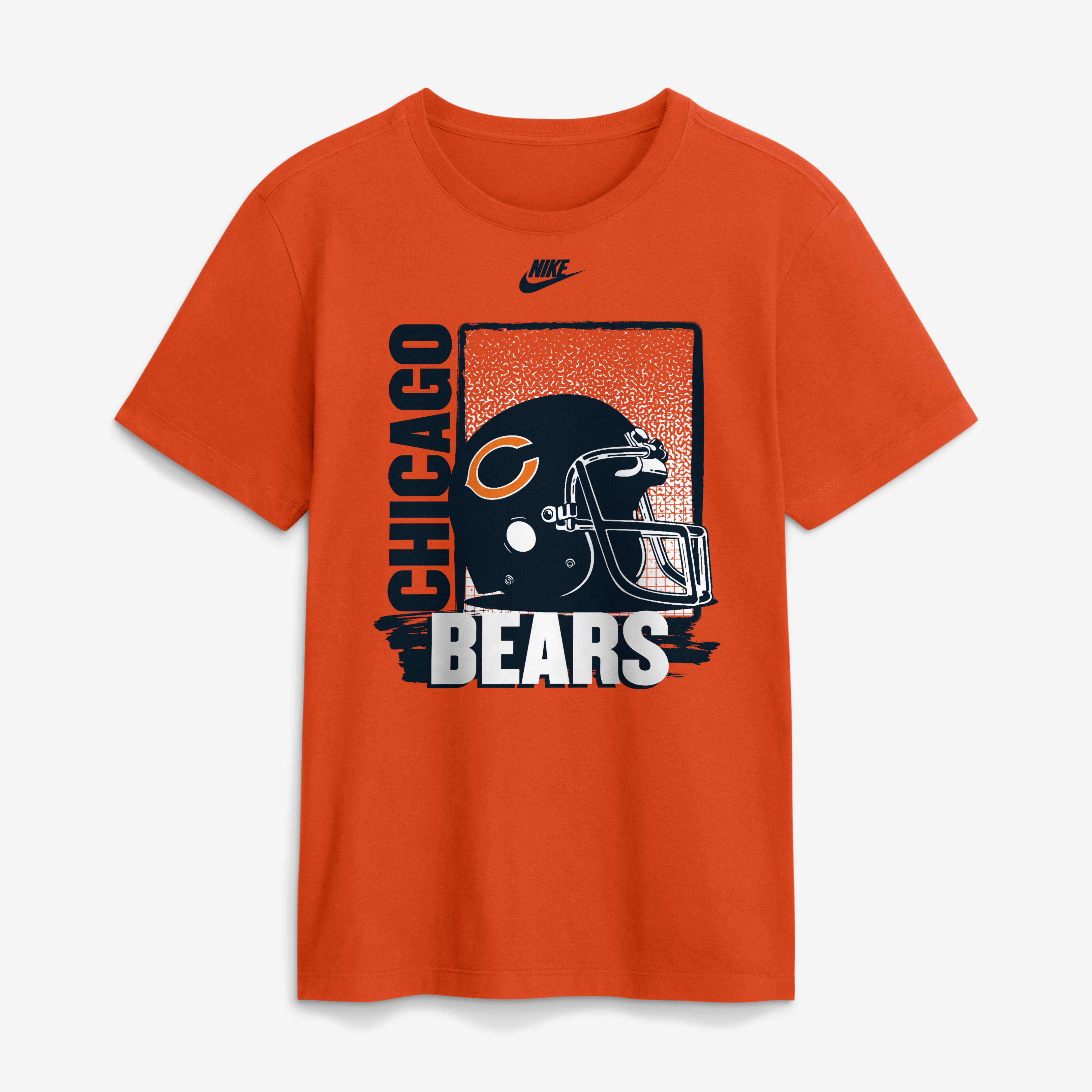 T-shirt Nike orange Chicago Bears Vintage Power Game Club pour homme
