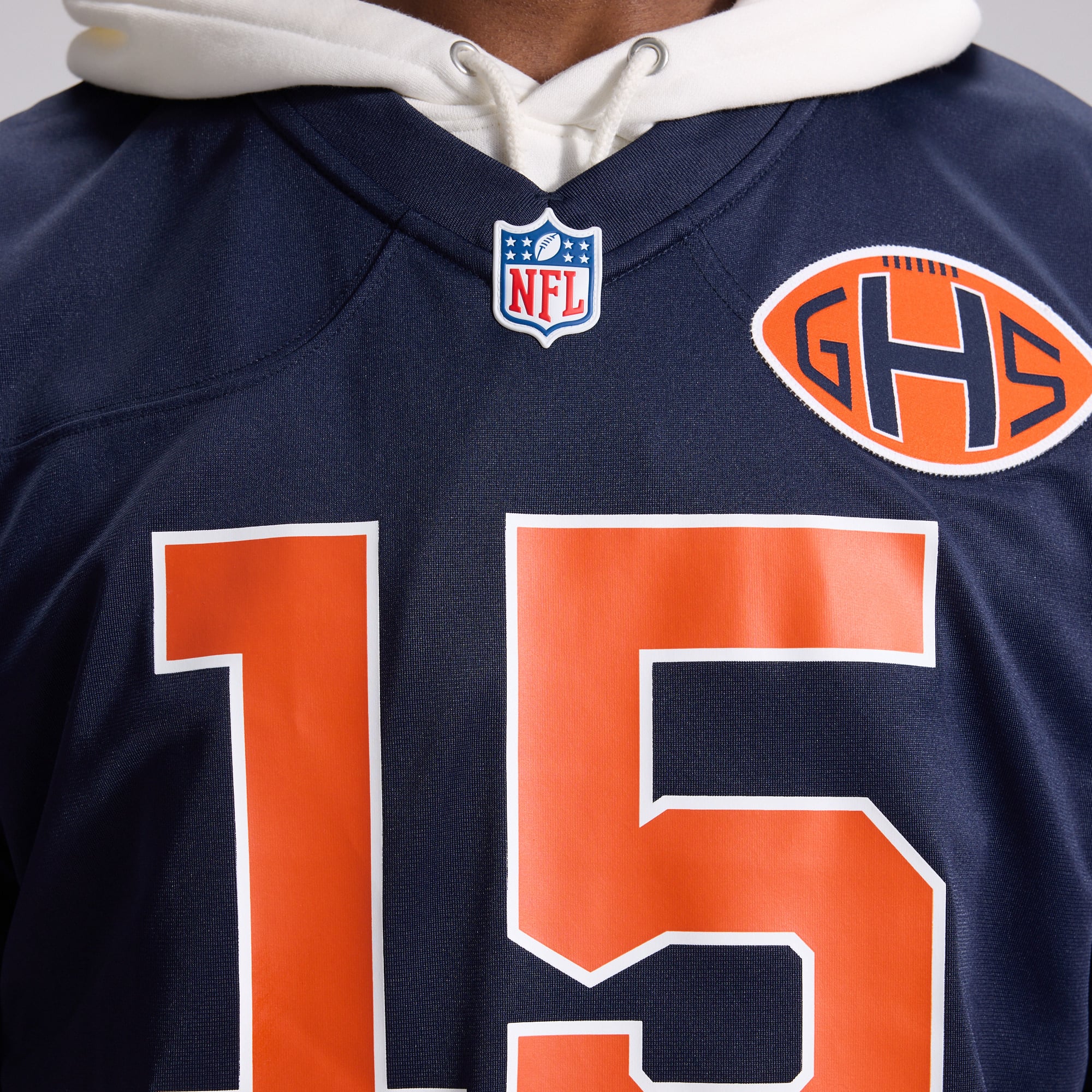 Men's Nike Rome Odunze Navy Chicago Bears 2026 Rivalries Collection Game Jersey
