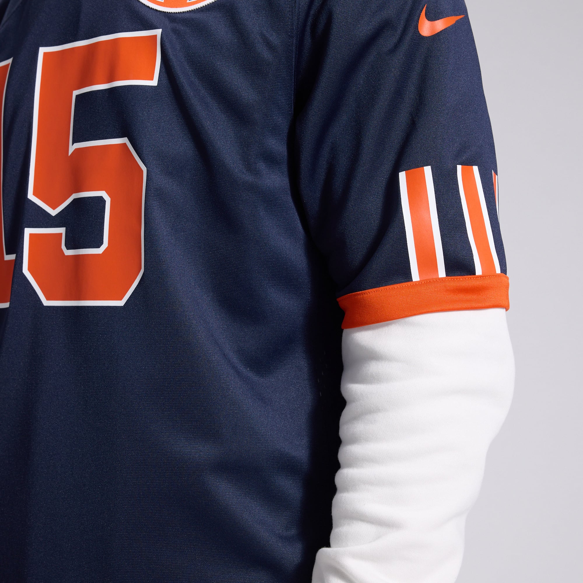 Men's Nike Rome Odunze Navy Chicago Bears 2026 Rivalries Collection Game Jersey