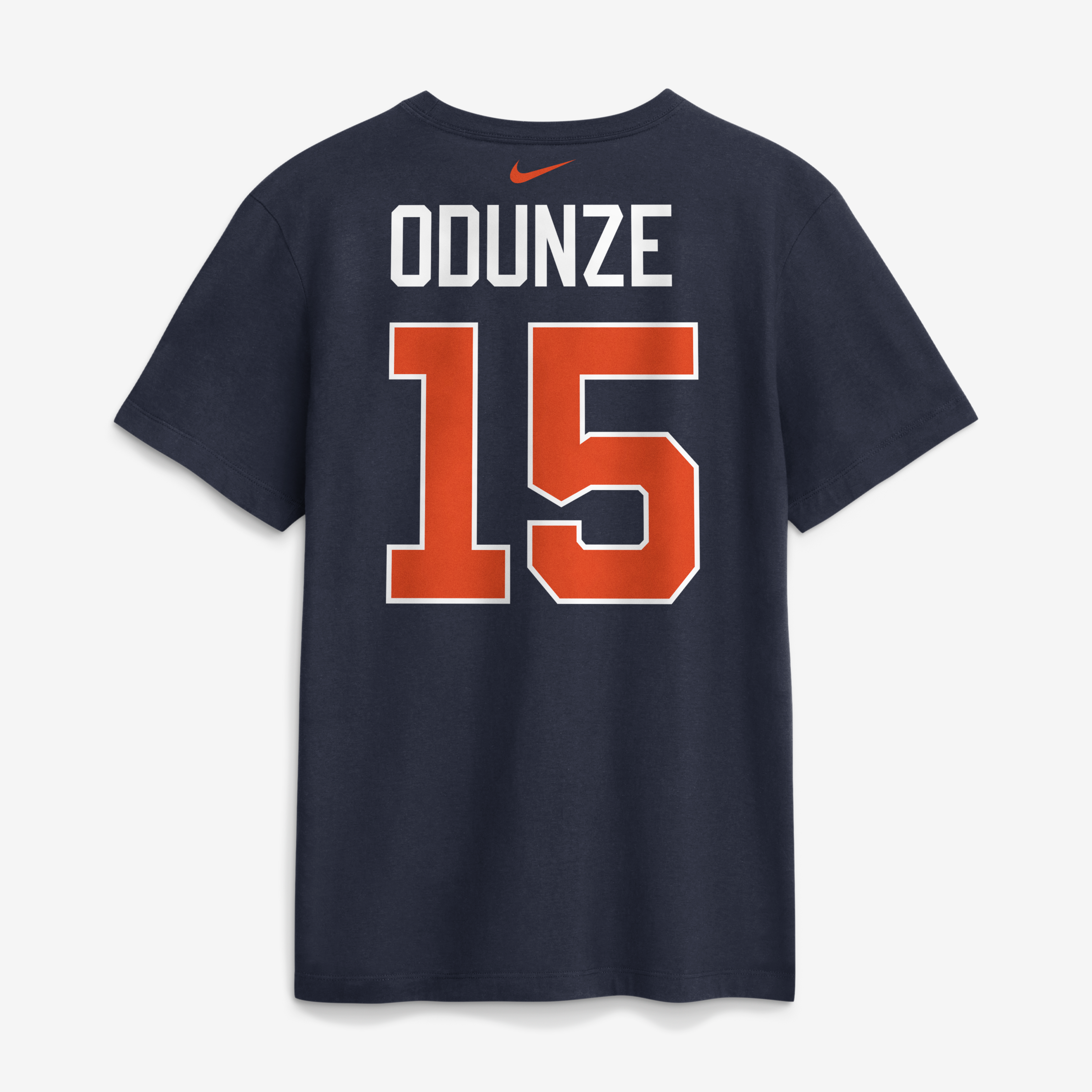 T-shirt Nike Rome Odunze bleu marine pour homme, collection Chicago Bears 2026 Rivalries, nom et numéro du joueur