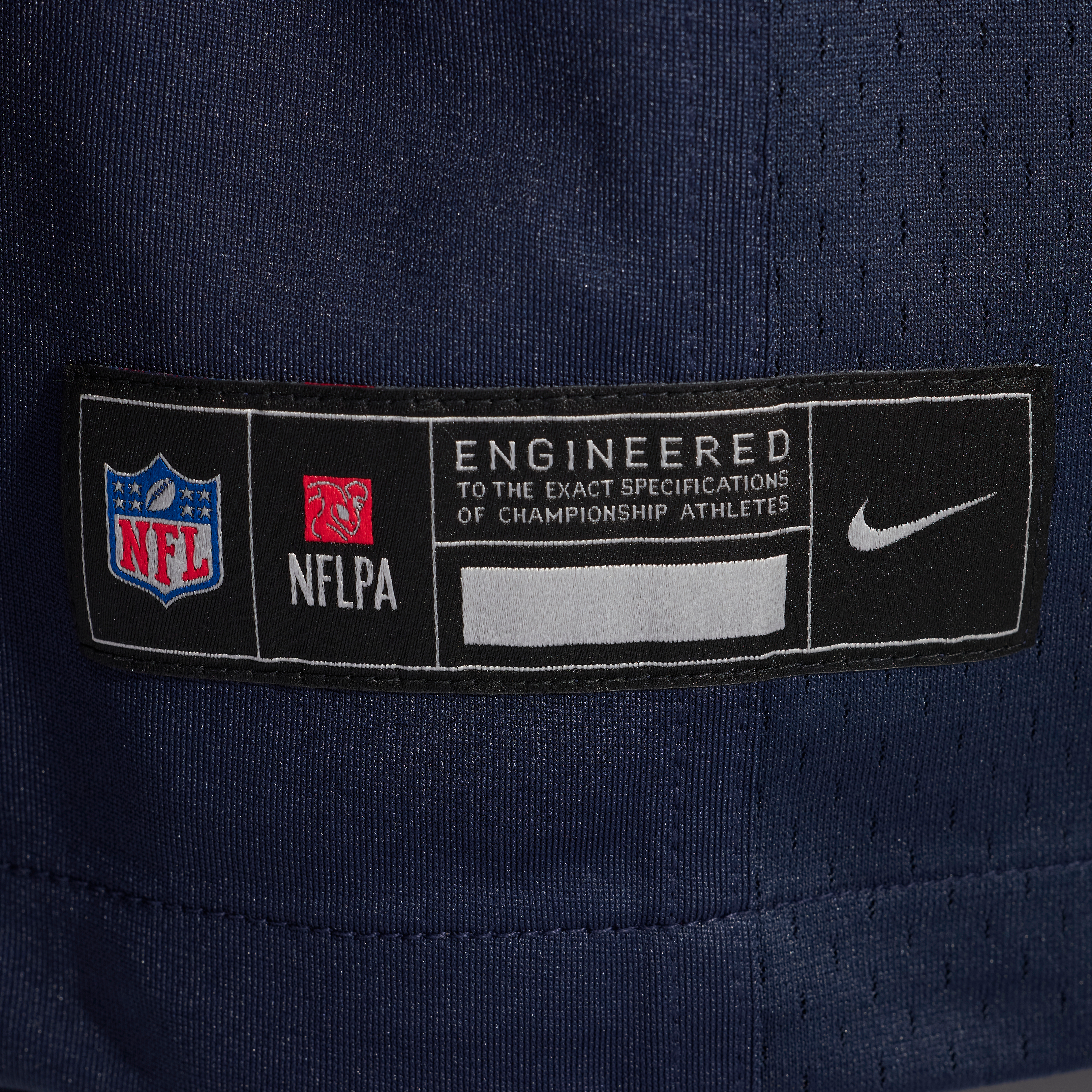 Maillot de match Nike Ruben Hyppolite II bleu marine des Chicago Bears pour homme