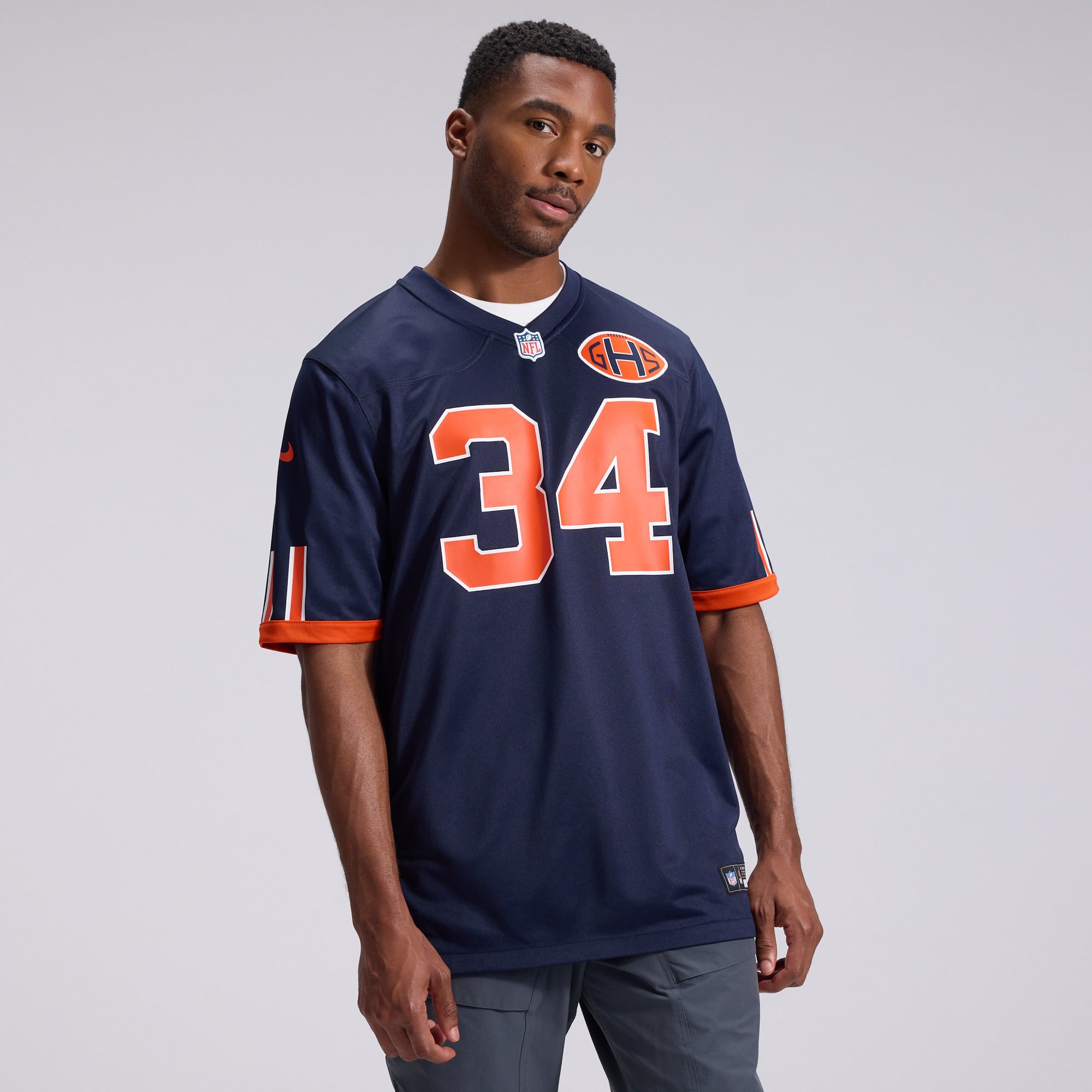 Men's Nike Walter Payton Navy Chicago Bears 2026 Rivalries Collection Game Jersey