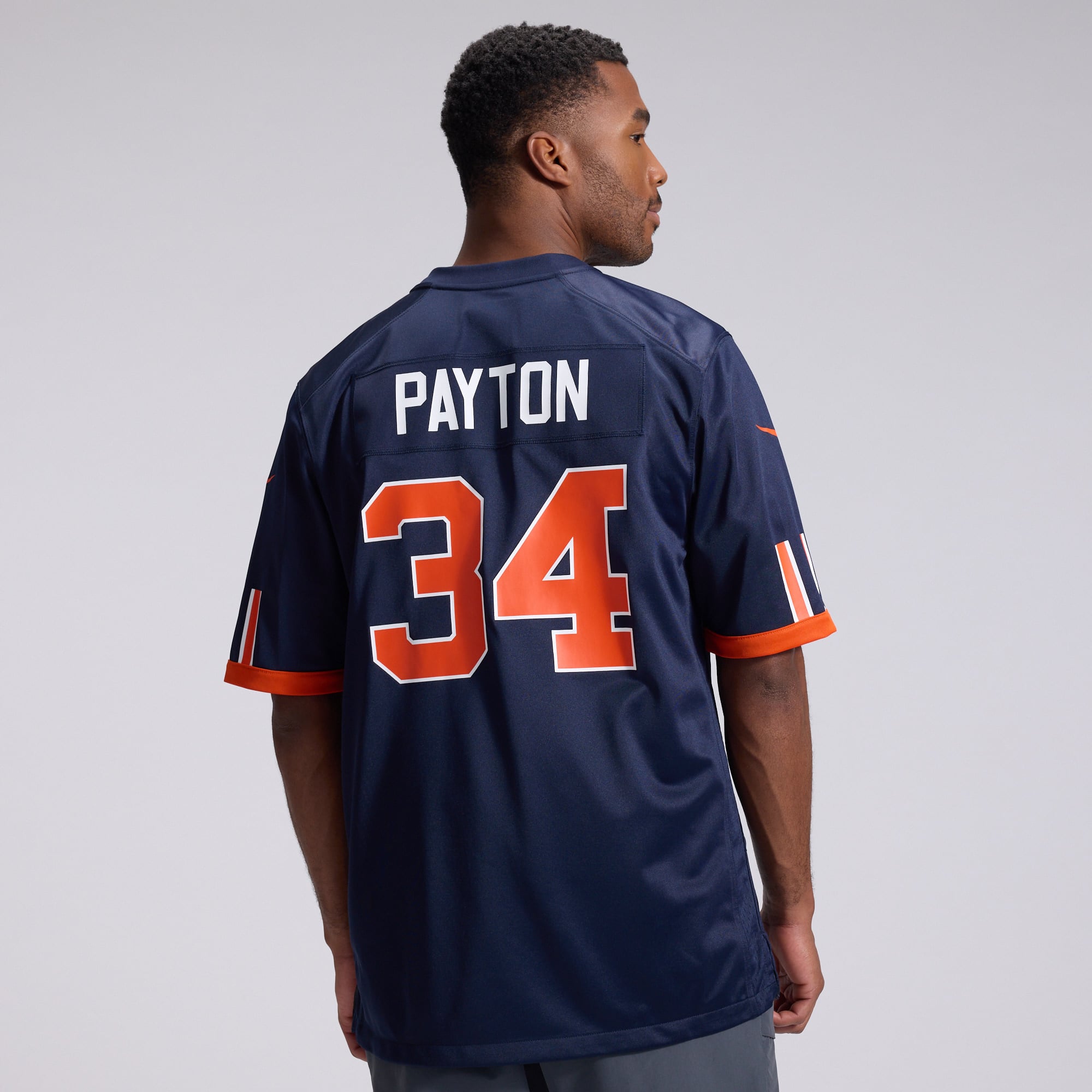 Men's Nike Walter Payton Navy Chicago Bears 2026 Rivalries Collection Game Jersey