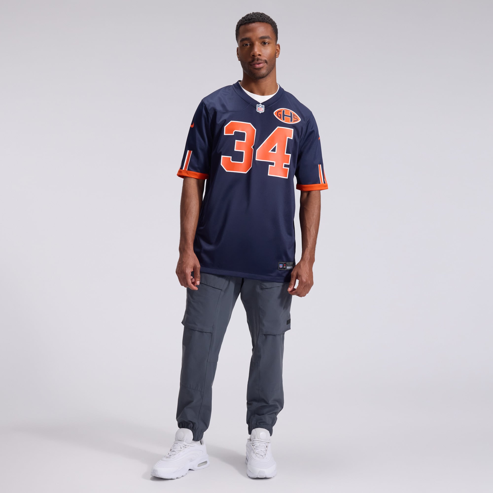 Men's Nike Walter Payton Navy Chicago Bears 2026 Rivalries Collection Game Jersey