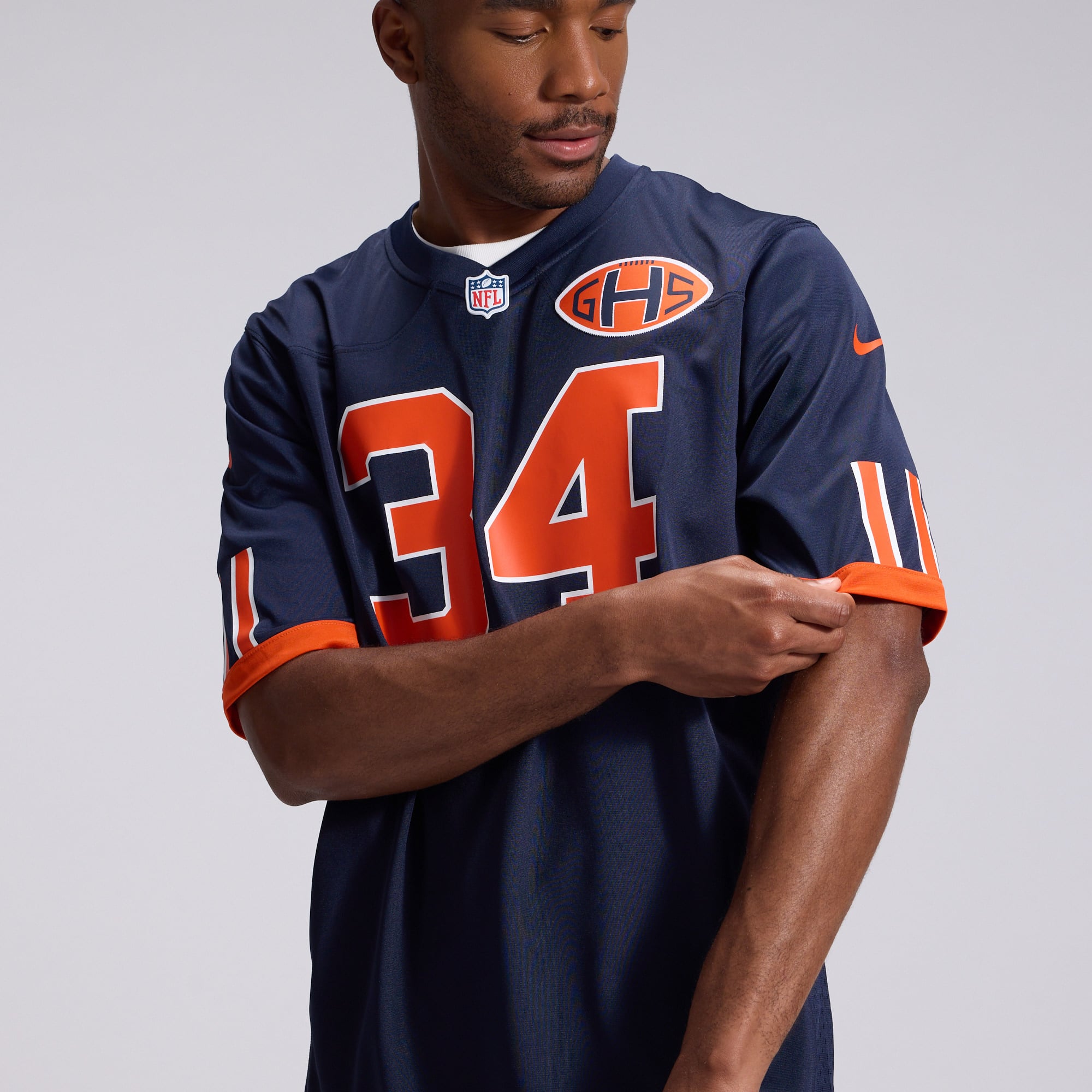 Men's Nike Walter Payton Navy Chicago Bears 2026 Rivalries Collection Game Jersey