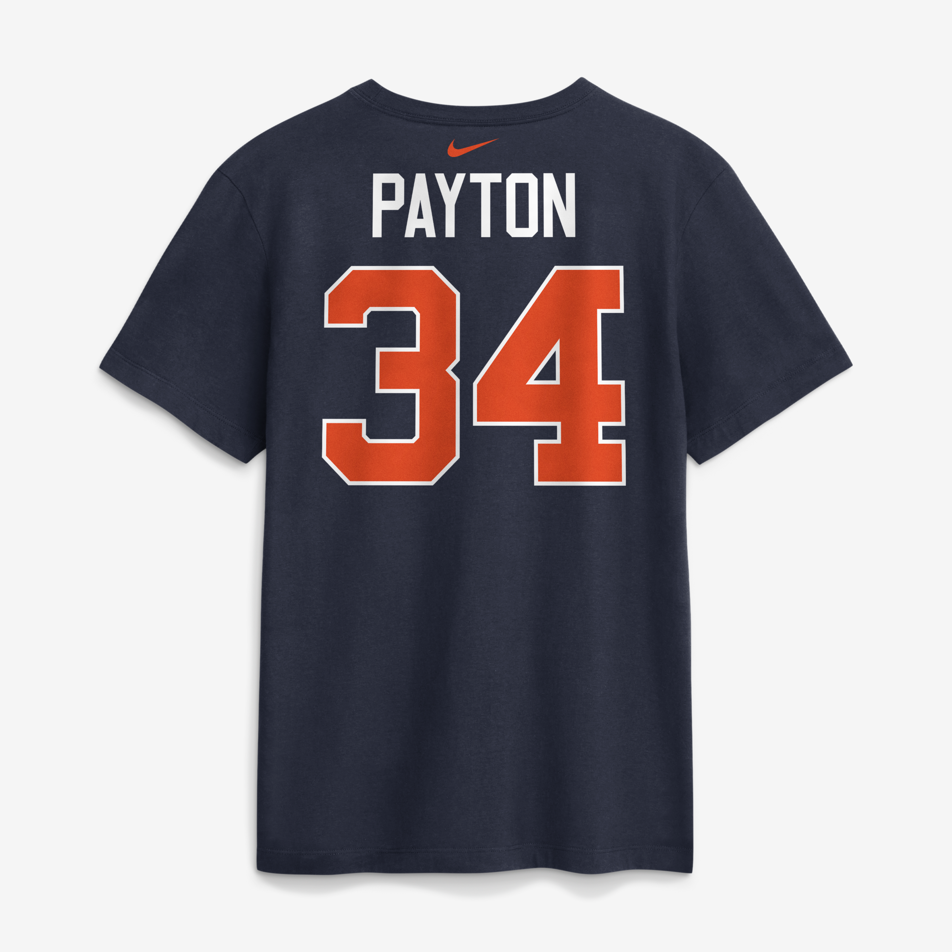 Men's Nike Walter Payton Navy Chicago Bears 2026 Rivalries Collection Player Name & Number T-Shirt