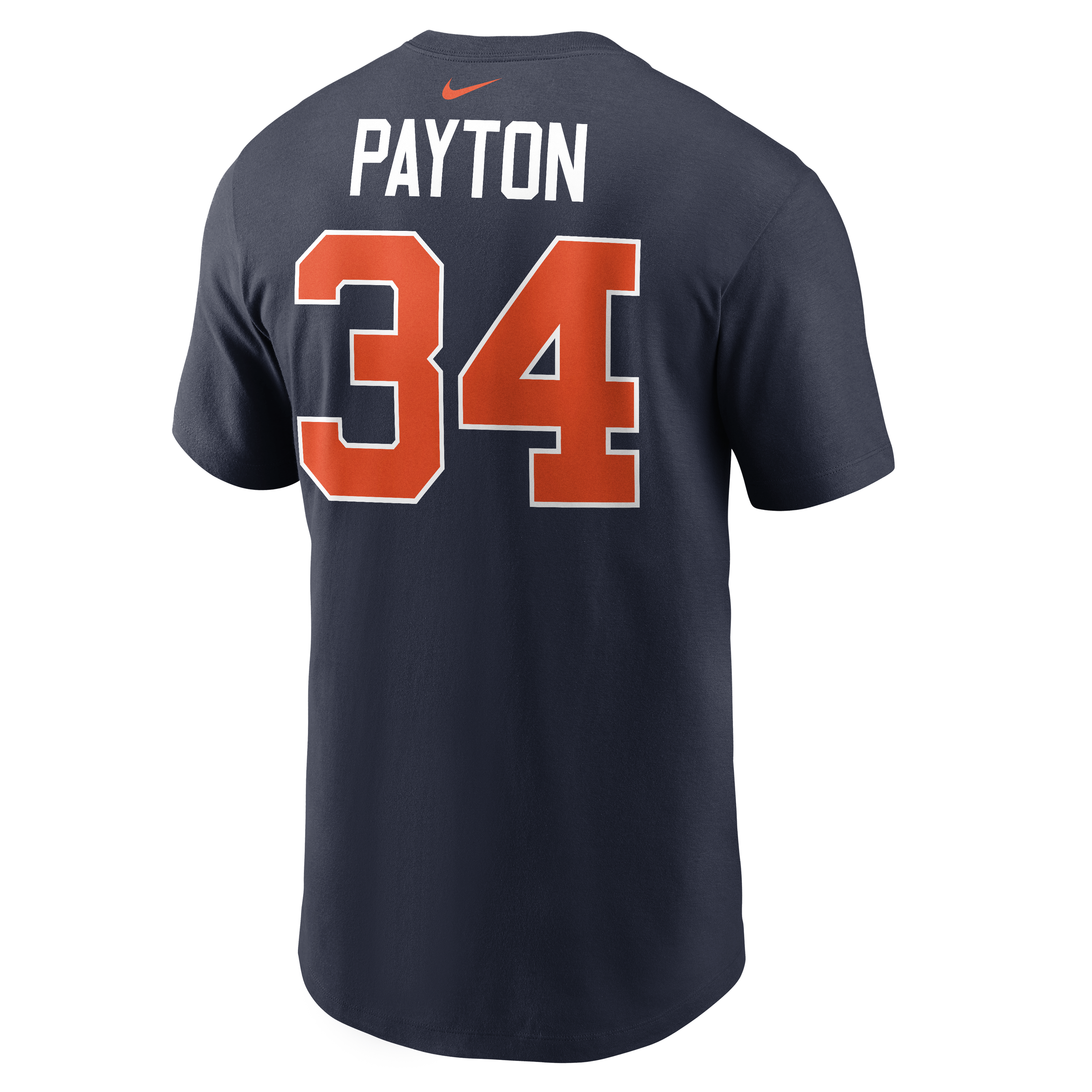 Men's Nike Walter Payton Navy Chicago Bears 2026 Rivalries Collection Player Name & Number T-Shirt