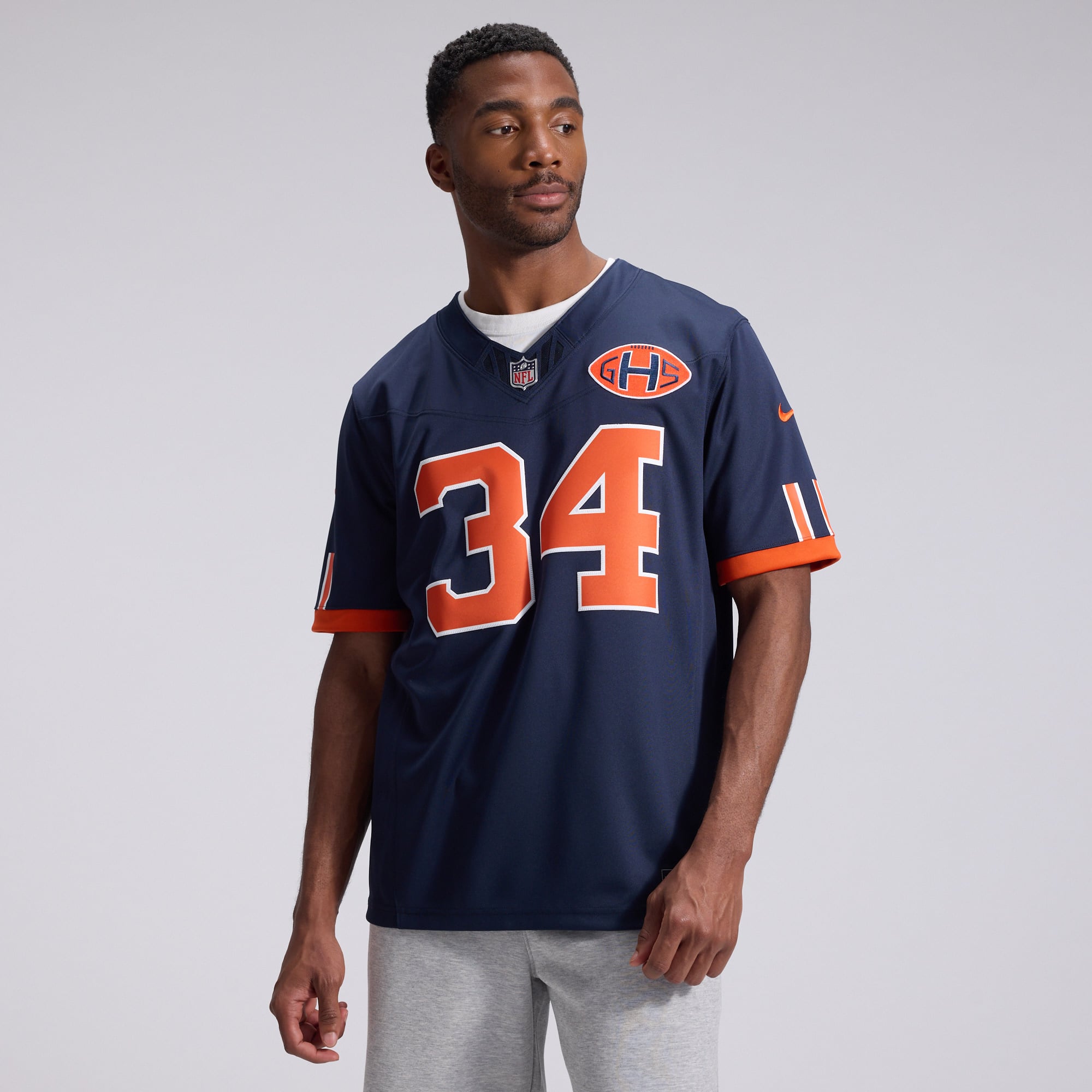 Men's Nike Walter Payton Navy Chicago Bears 2026 Rivalries Collection Stitched Limited Jersey
