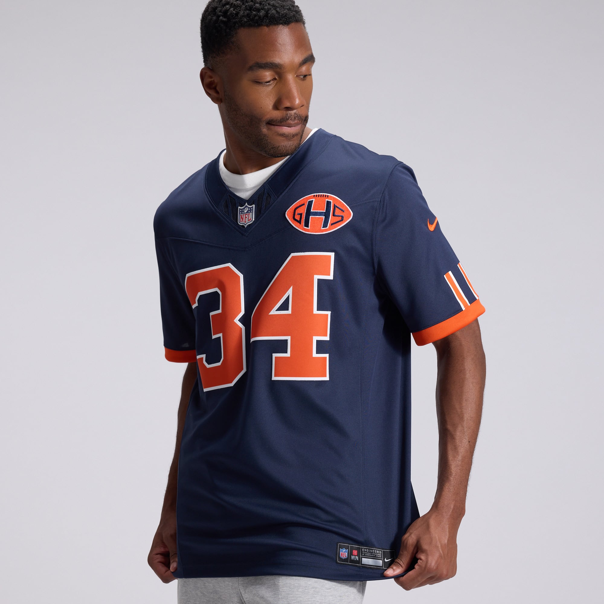 Men's Nike Walter Payton Navy Chicago Bears 2026 Rivalries Collection Stitched Limited Jersey