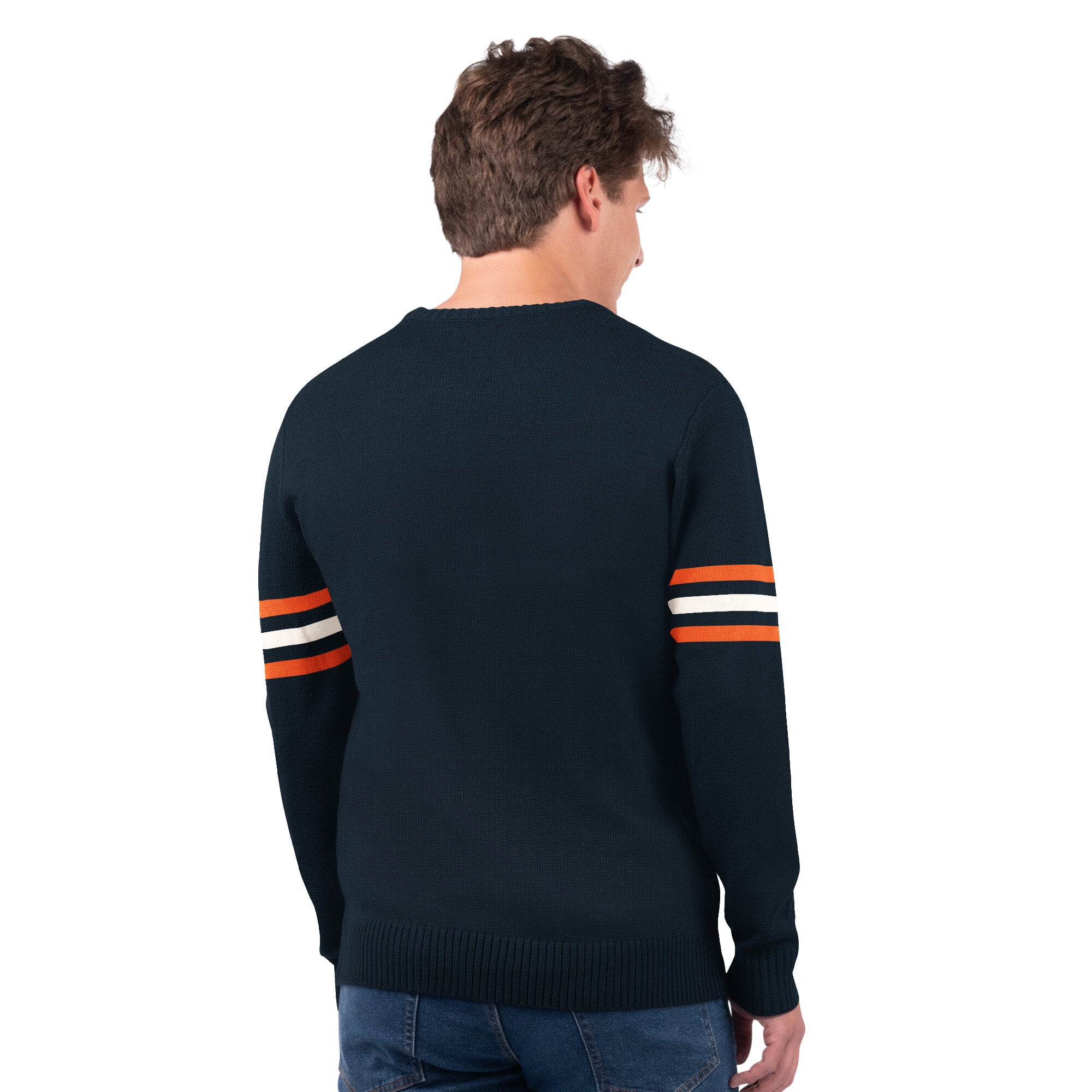 Pull de joueur des Bears Chicago, bleu marine, la marque Starter, pour homme