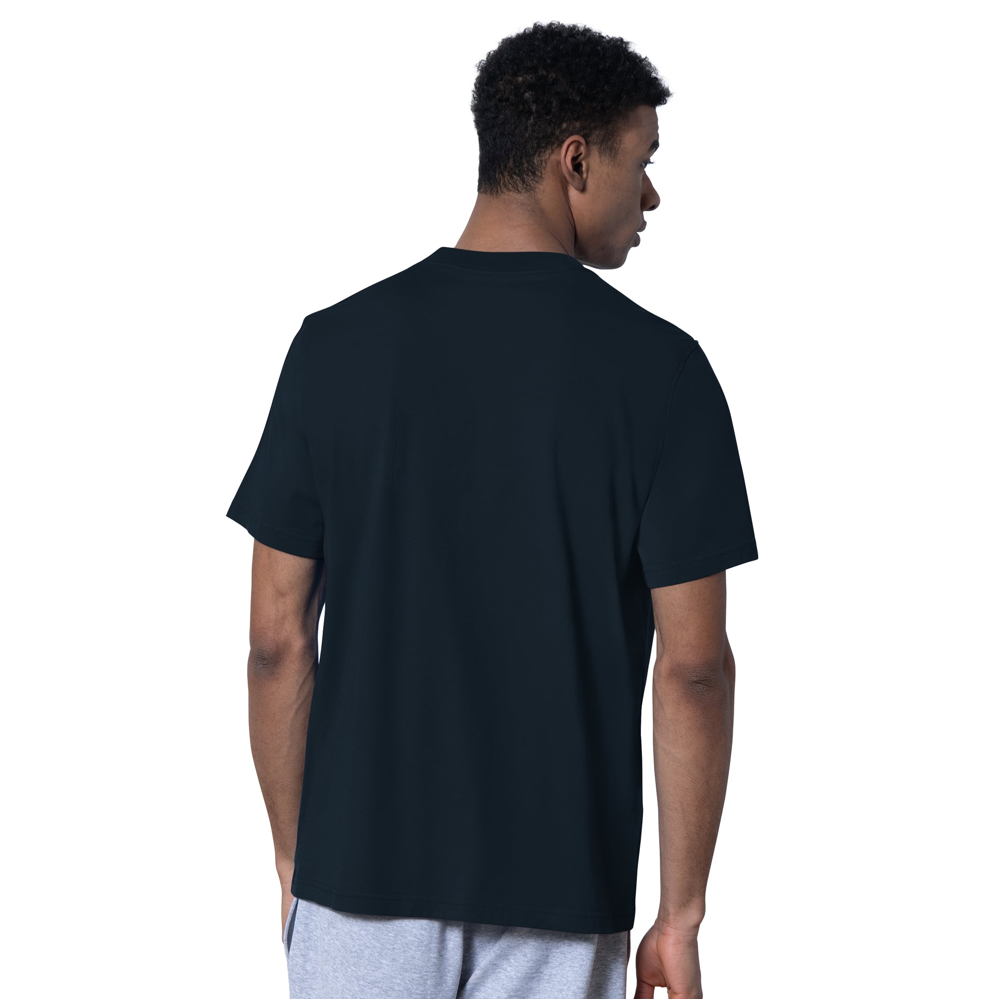 Lot de deux t-shirts à logo Chicago Bears pour homme, bleu marine/gris chiné, la marque Starter.