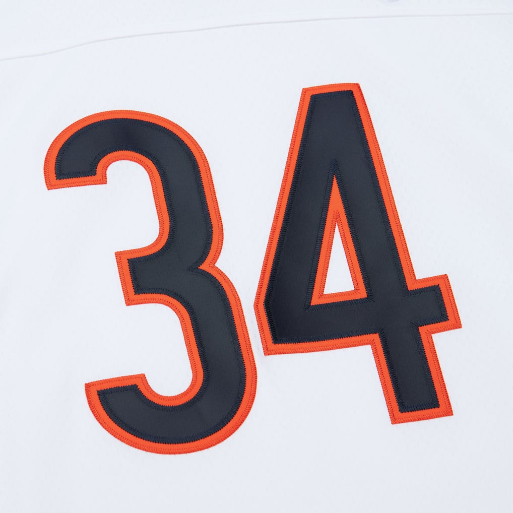 Men's Walter Payton White Chicago Bears M&N x Just Don Legacy Jersey Pullover Hoodie