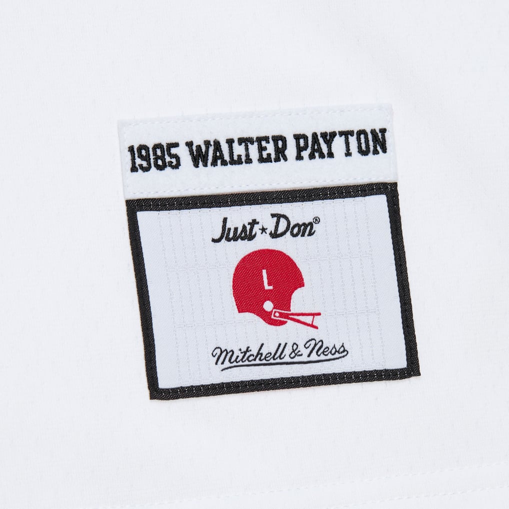 Men's Walter Payton White Chicago Bears M&N x Just Don Legacy Jersey Pullover Hoodie