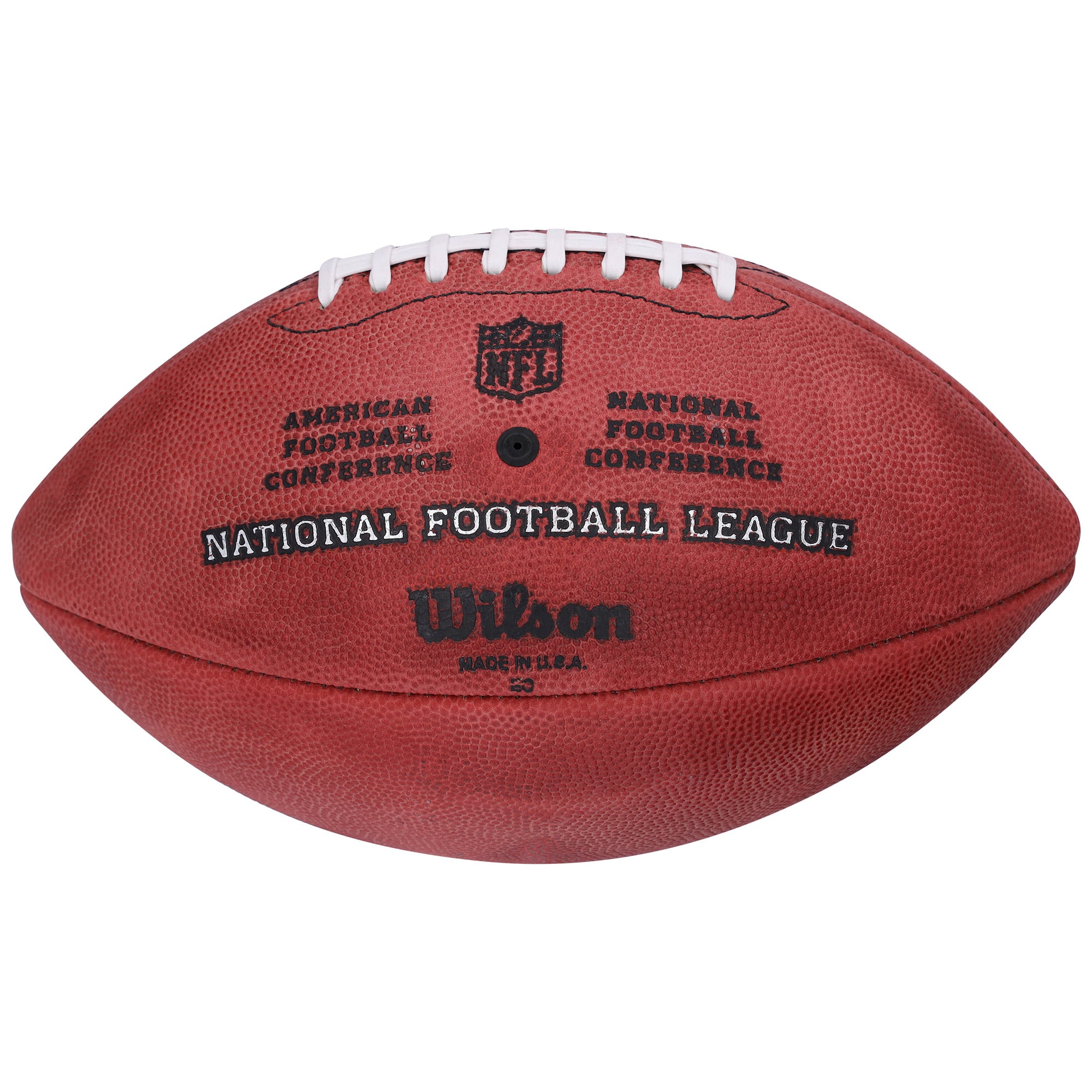 Ballon de football en couleur autographié par Mike Singletary des Chicago Bears avec l'inscription « HOF 98 »