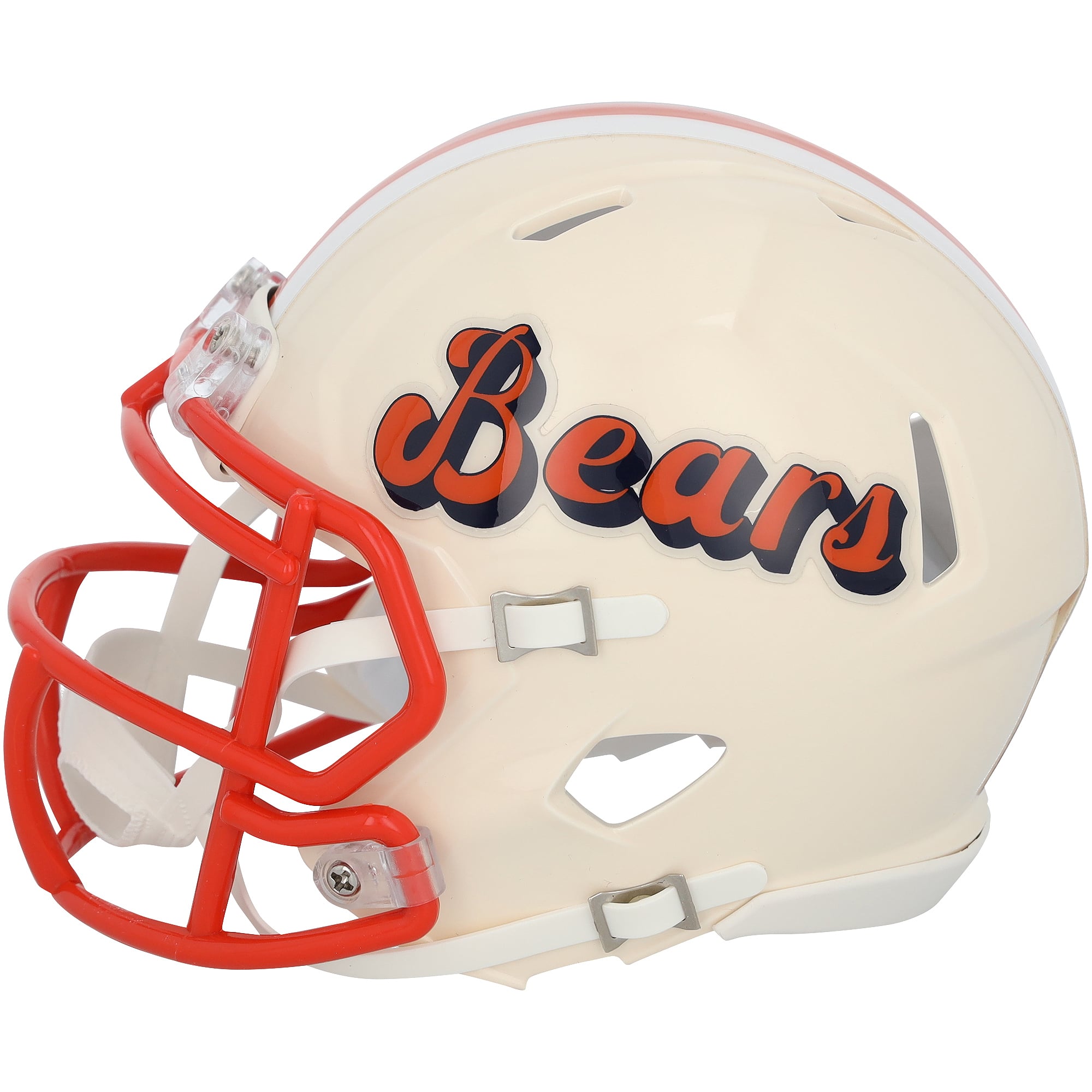 Casque miniature rétro Riddell Speed ​​autographié par Mike Singletary des Chicago Bears avec inscription « HOF 98 »