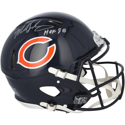 Mike Singletary Chicago Bears Autographed Fanatics Authentic Riddell Speed Authentic Helmet with "HOF 98" Inscription