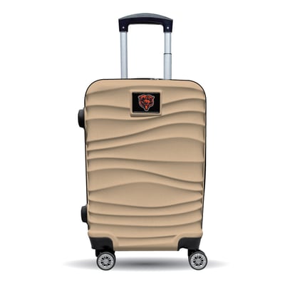 Chicago Bears MOJO Tan Color Blitz Carry-On Hardcase Spinner Luggage
