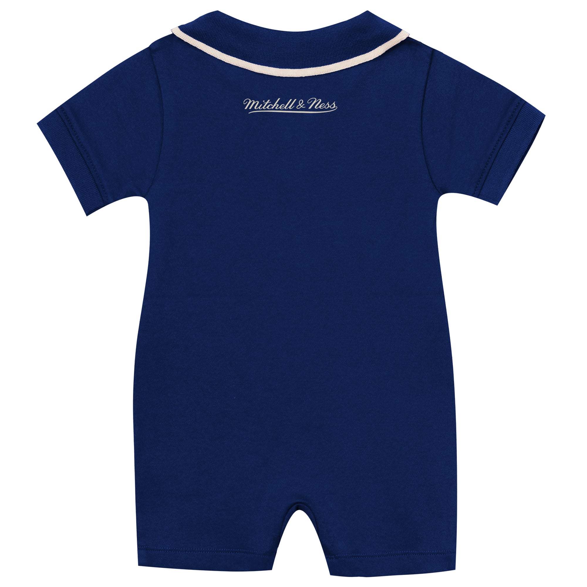 Newborn & Infant Mitchell Ness Navy Chicago Bears Retro Roots Rugby Romper