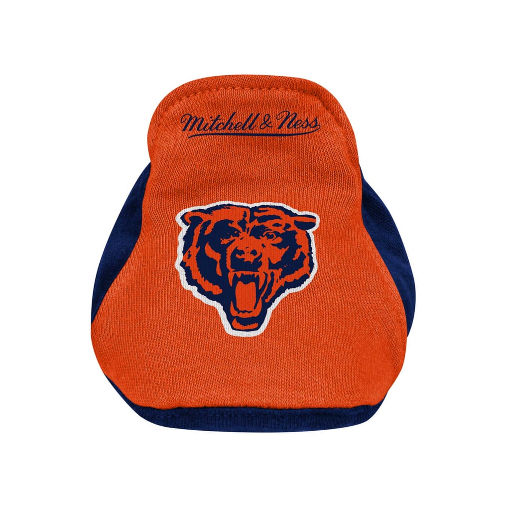 Chicago Bears Mitchell & Ness Newborn & Infant Throwback Bodysuit, Bib & Booties Set - Navy/Orange