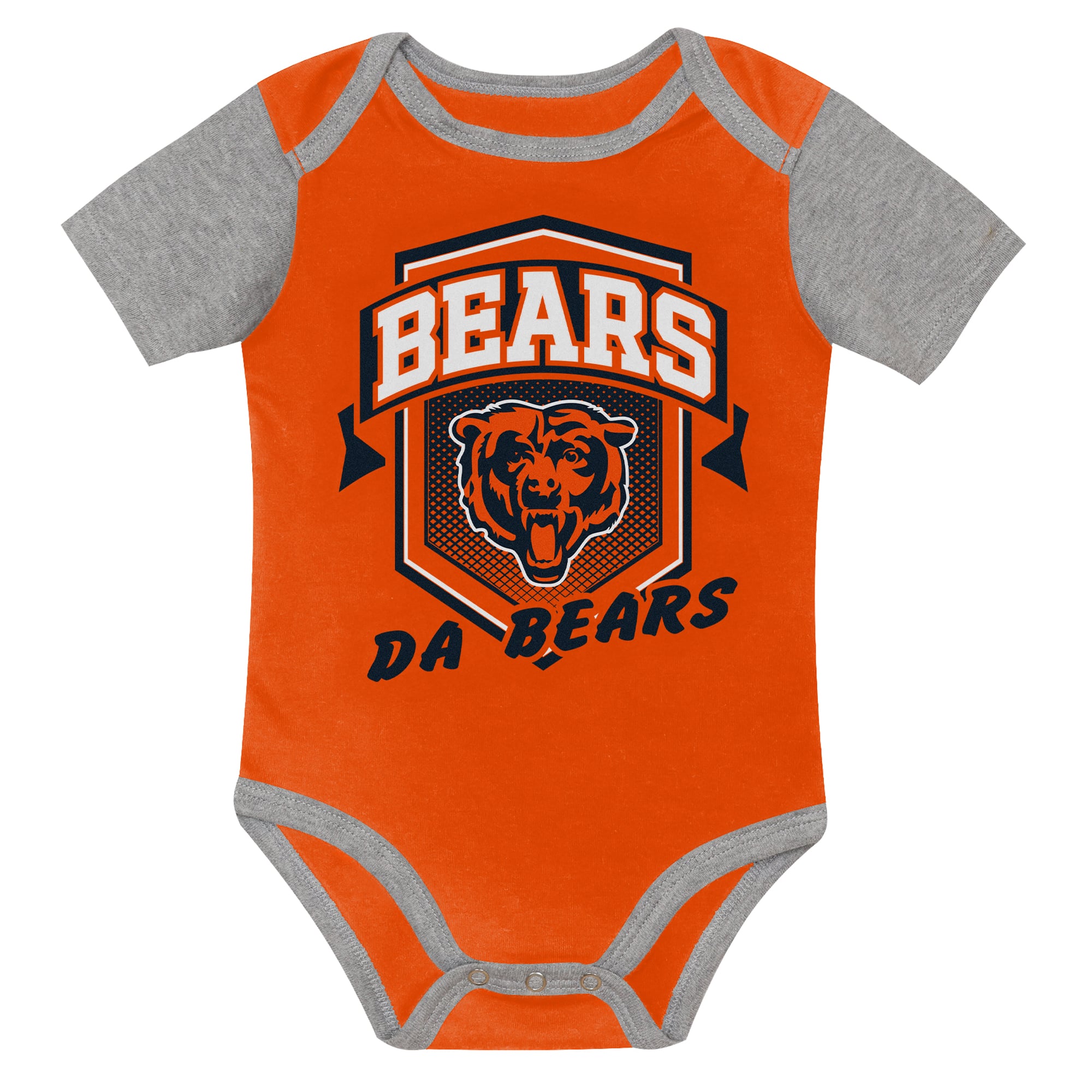 Newborn Outerstuff Chicago Bears First Round Pick Three-Piece Bodysuit Set
