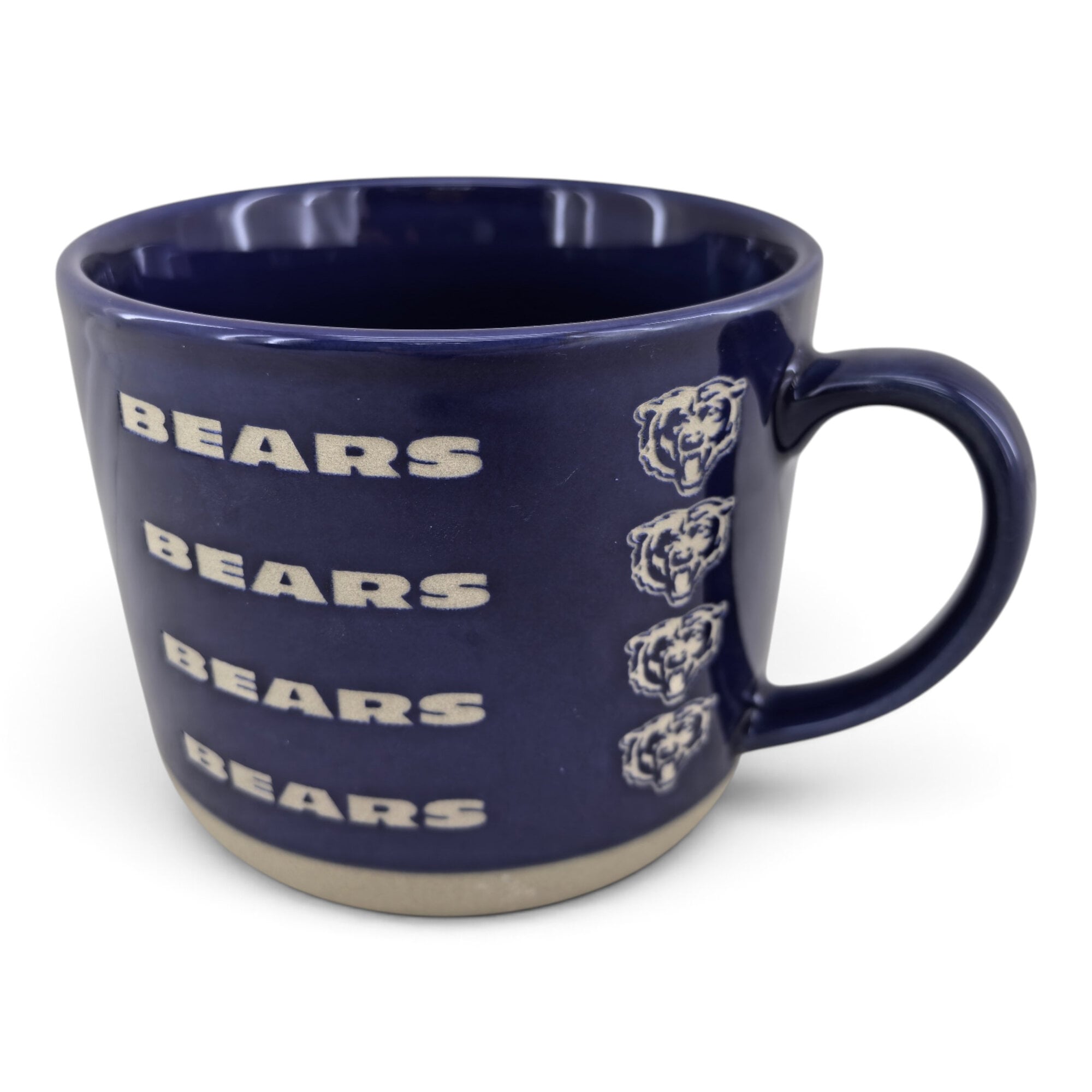 Mug Pegasus Chicago Bears 17 oz, logo ton sur ton, finition sablée