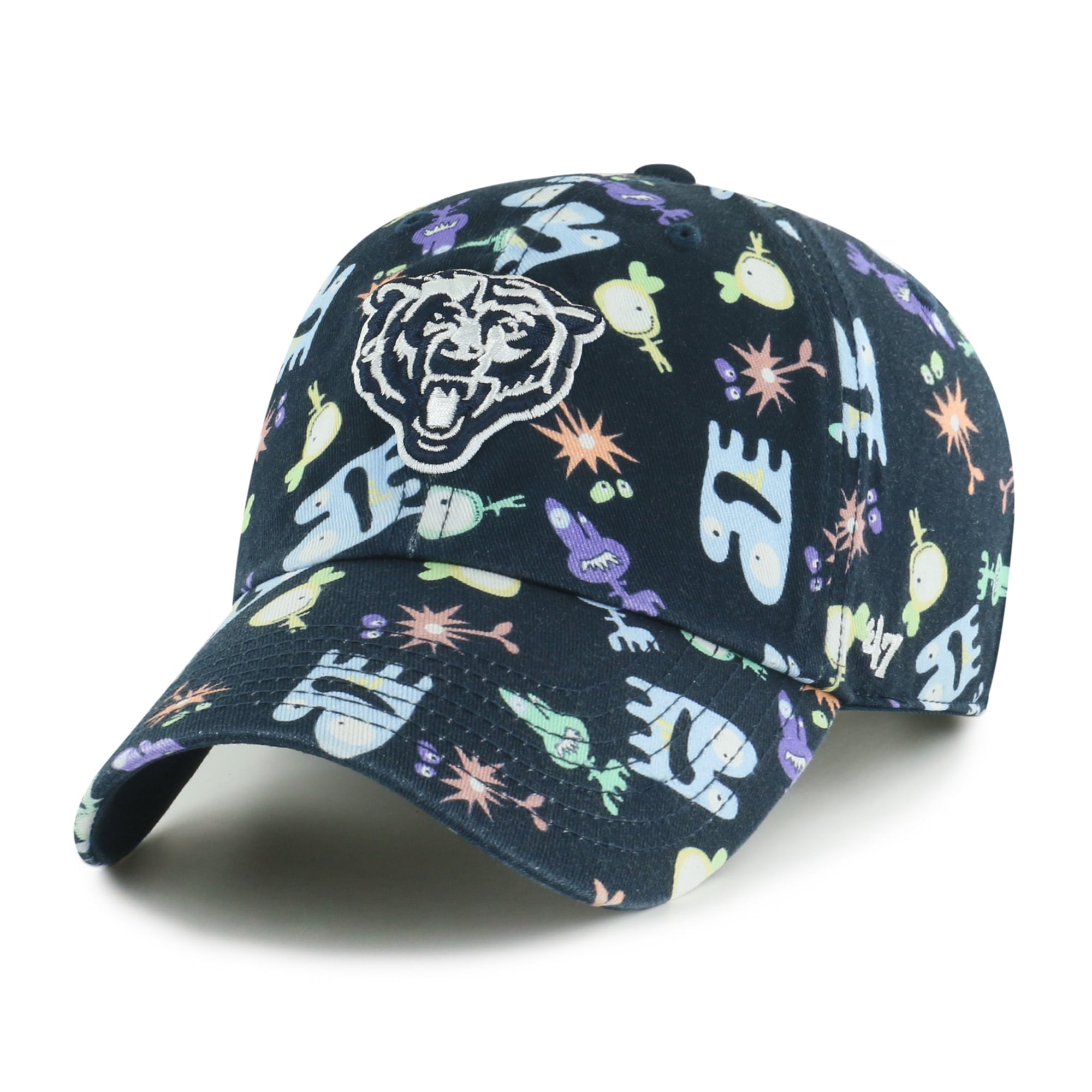 Casquette ajustable Preschool '47 Navy Chicago Bears Space Critter Clean Up