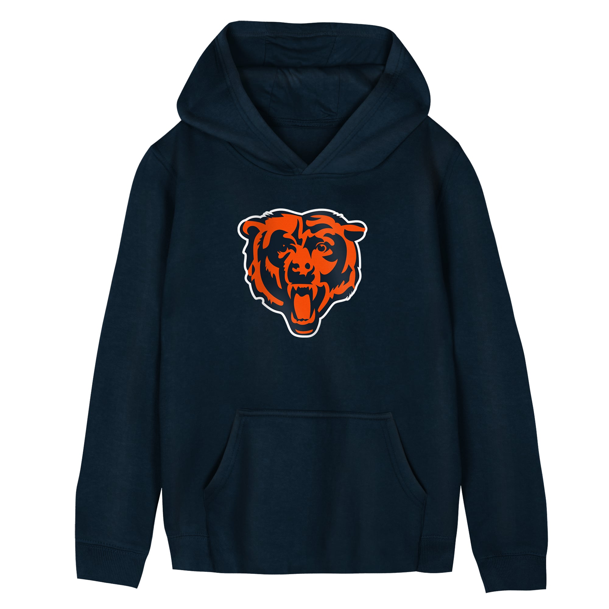 Preschool Outerstuff Navy Chicago Bears Primary Logo Fleece Hoodie