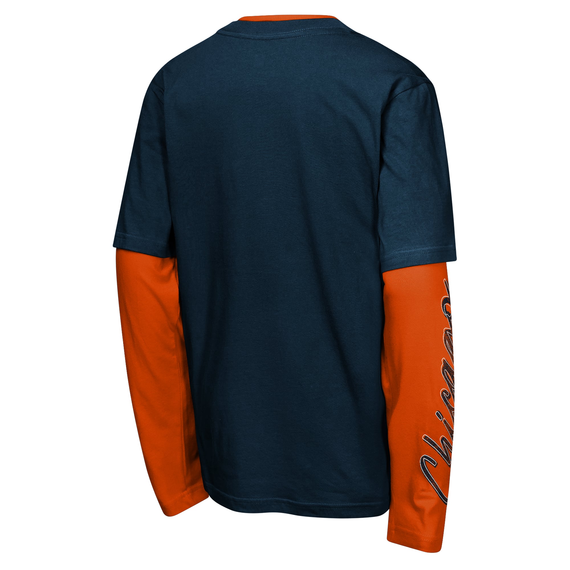 Preschool Outerstuff Navy/Orange Chicago Bears Motion Combo Set