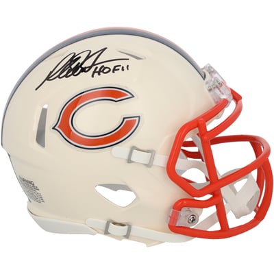 Richard Dent Chicago Bears Autographed Fanatics Authentic Riddell Retro Speed Mini Helmet with "HOF 11" Inscription