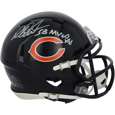Richard Dent Chicago Bears Autographed Fanatics Authentic Riddell Speed Mini Helmet with "SB XX MVP" Inscription