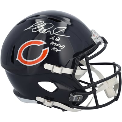 Richard Dent Chicago Bears Autographed Fanatics Authentic Riddell Speed Replica Helmet with "SB XX MVP" Inscription