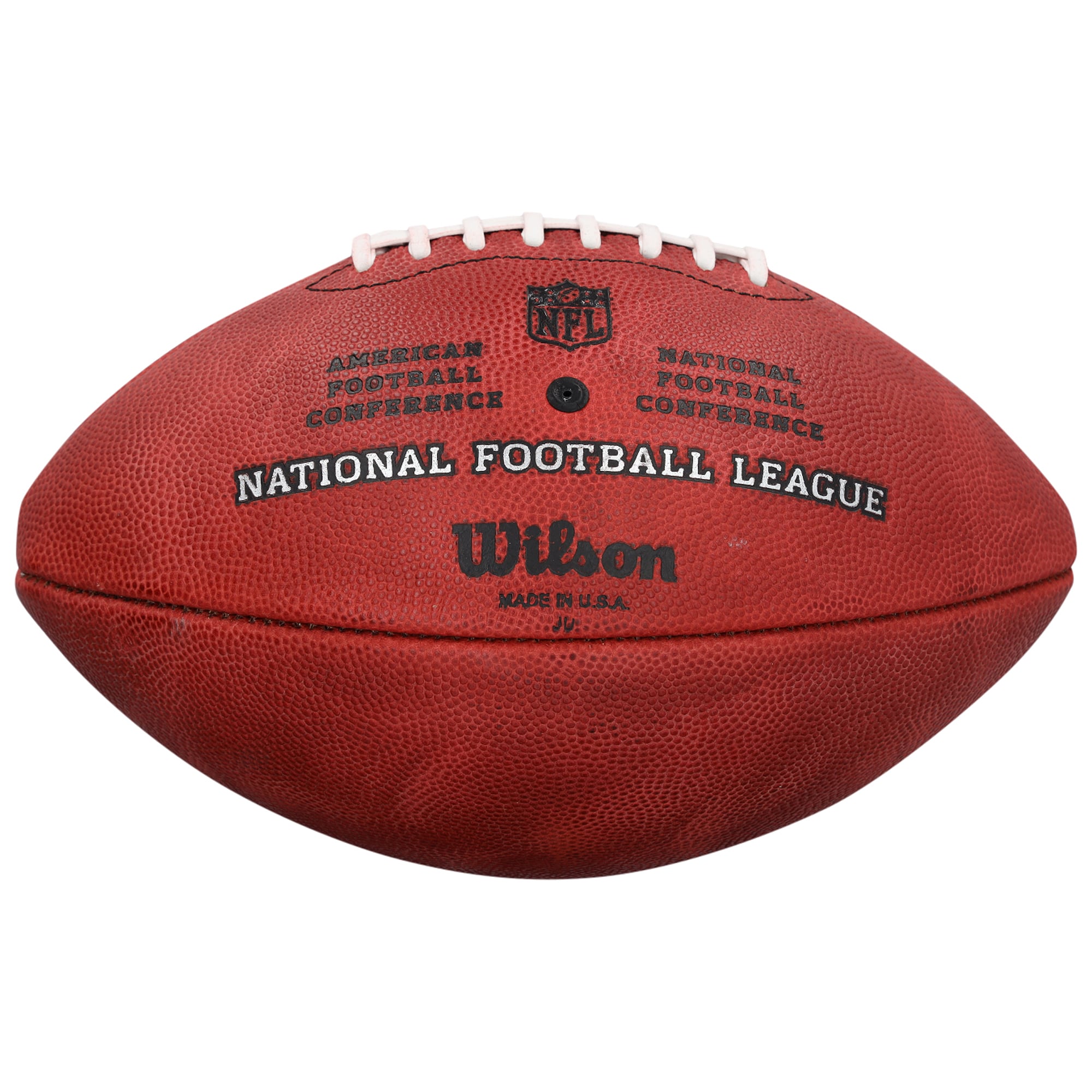 Ballon de football américain Wilson Duke en couleur, autographié par Richard Dent des Chicago Bears, avec inscription « HOF 11».