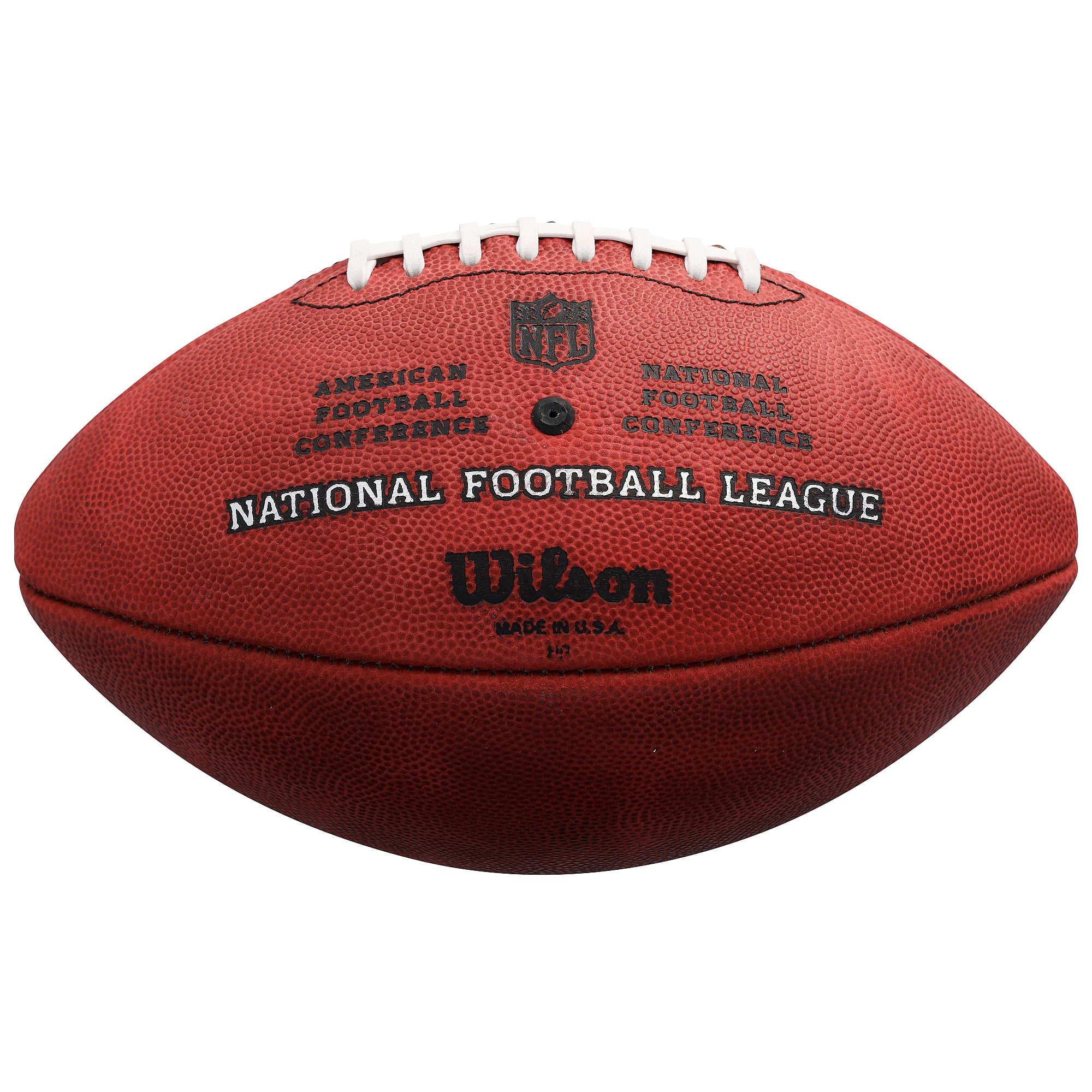 Ballon de football américain Duke en couleur, autographié par Rome Odunze et Luther Burden III des Chicago Bears.