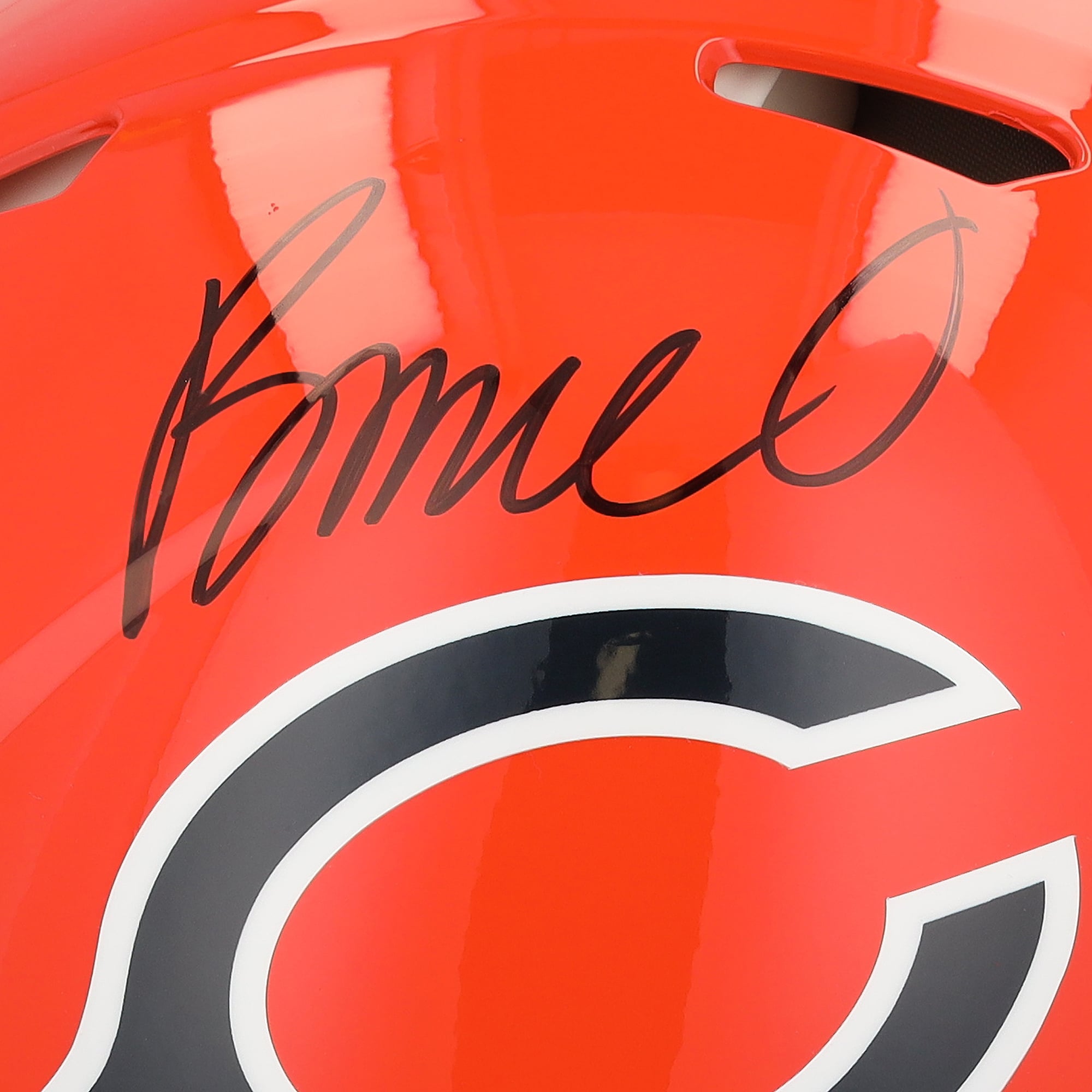 Rome Odunze Chicago Bears Autographed Riddell 2022 Alternate Speed Authentic Helmet