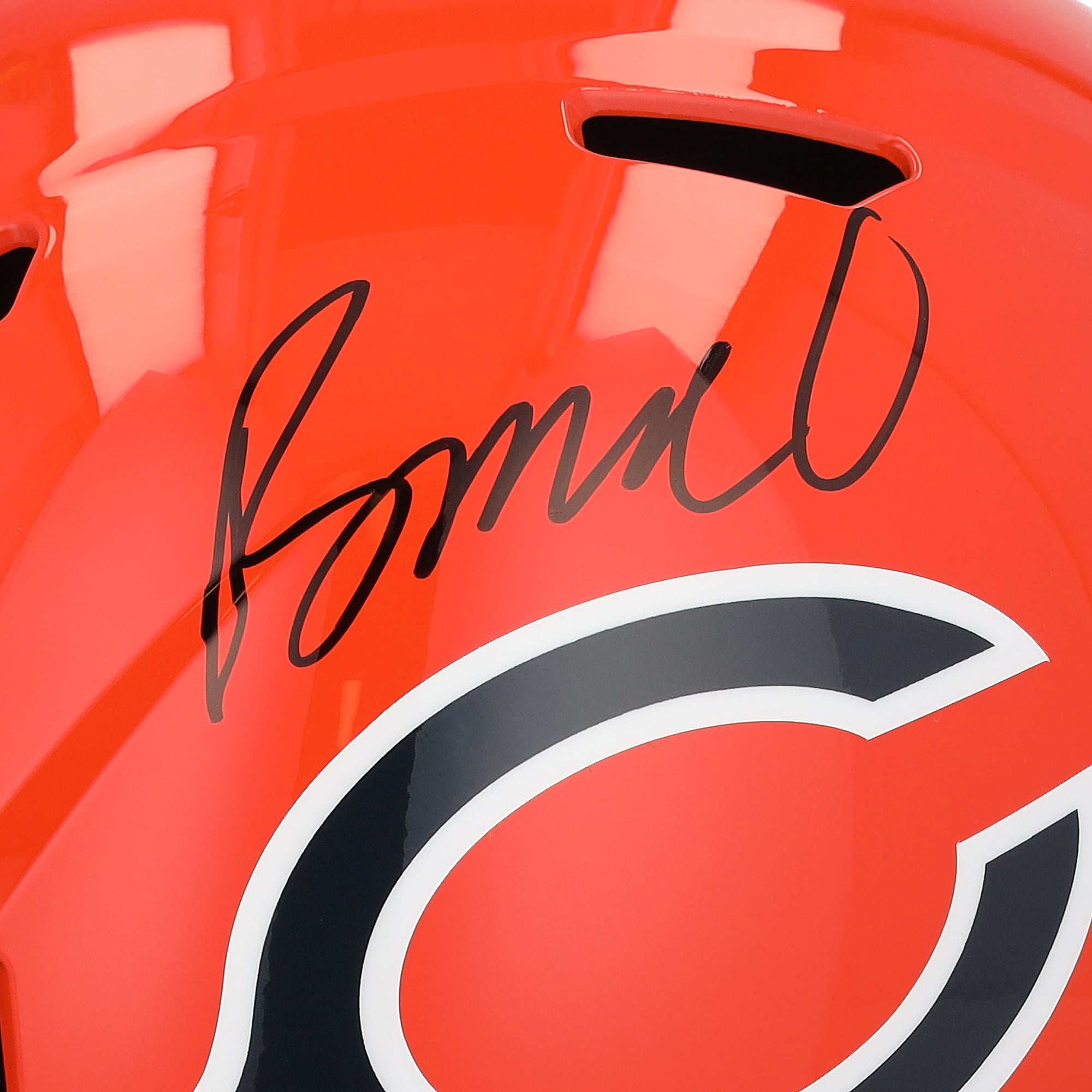 Rome Odunze Chicago Bears Autographed Riddell 2022 Alternate Speed Replica Helmet